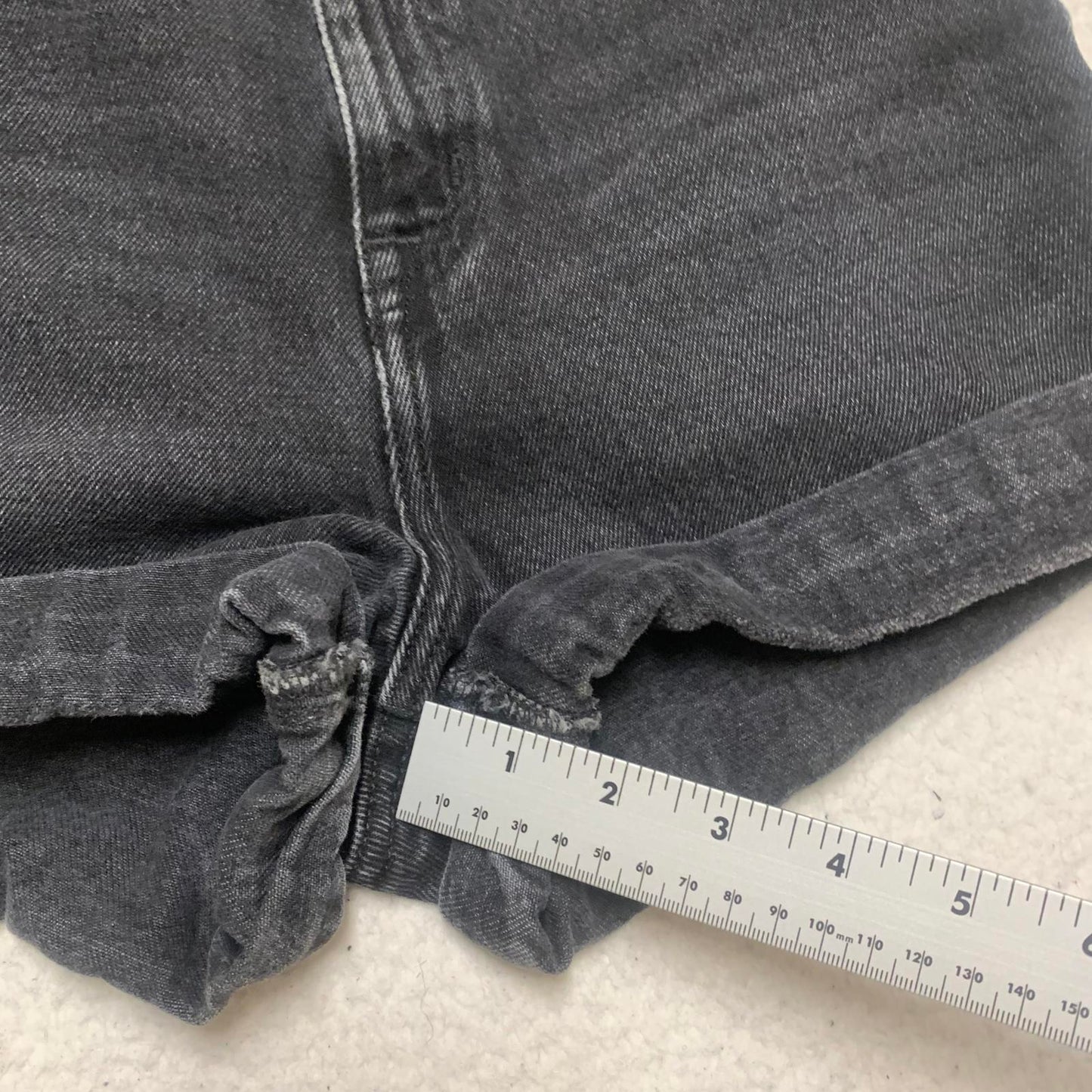 BDG Womens Size 25 Black Mom High-Rise Denim Shorts