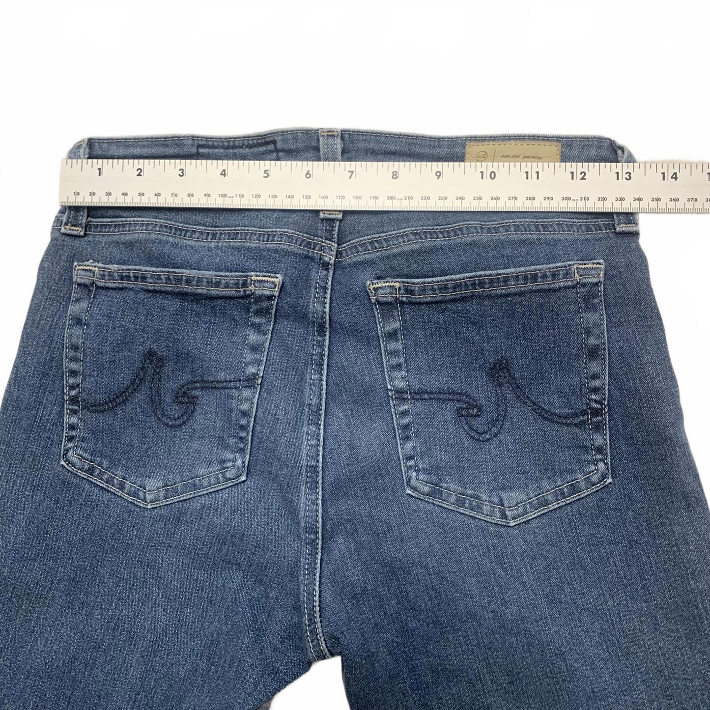 AG-ED Denim Women's Size 27 Blue Cigarette Leg Prima Ankle Jeans 26 x 27.5