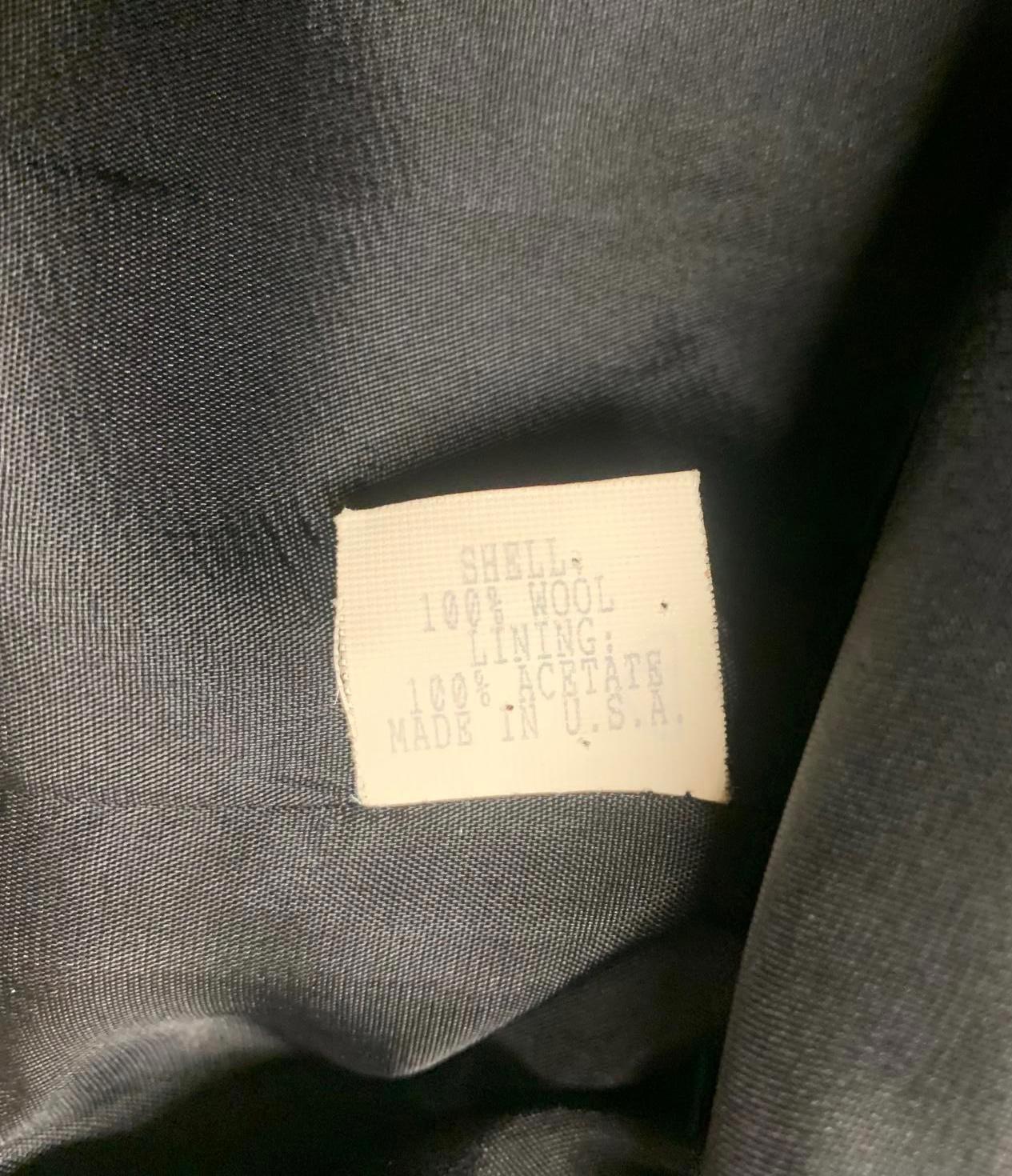 90s Clifford & Wills Women’s Size 16 Black Zip Jacket Blazer VTG