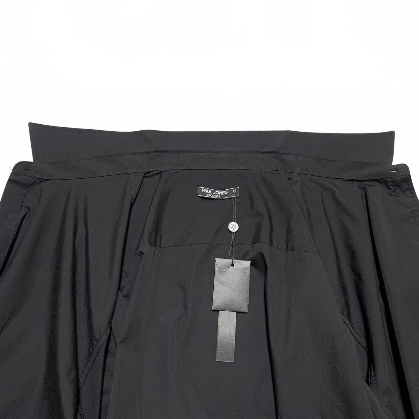 Paul Jones Men's 4XL Black Long Sleeve Button Shirt