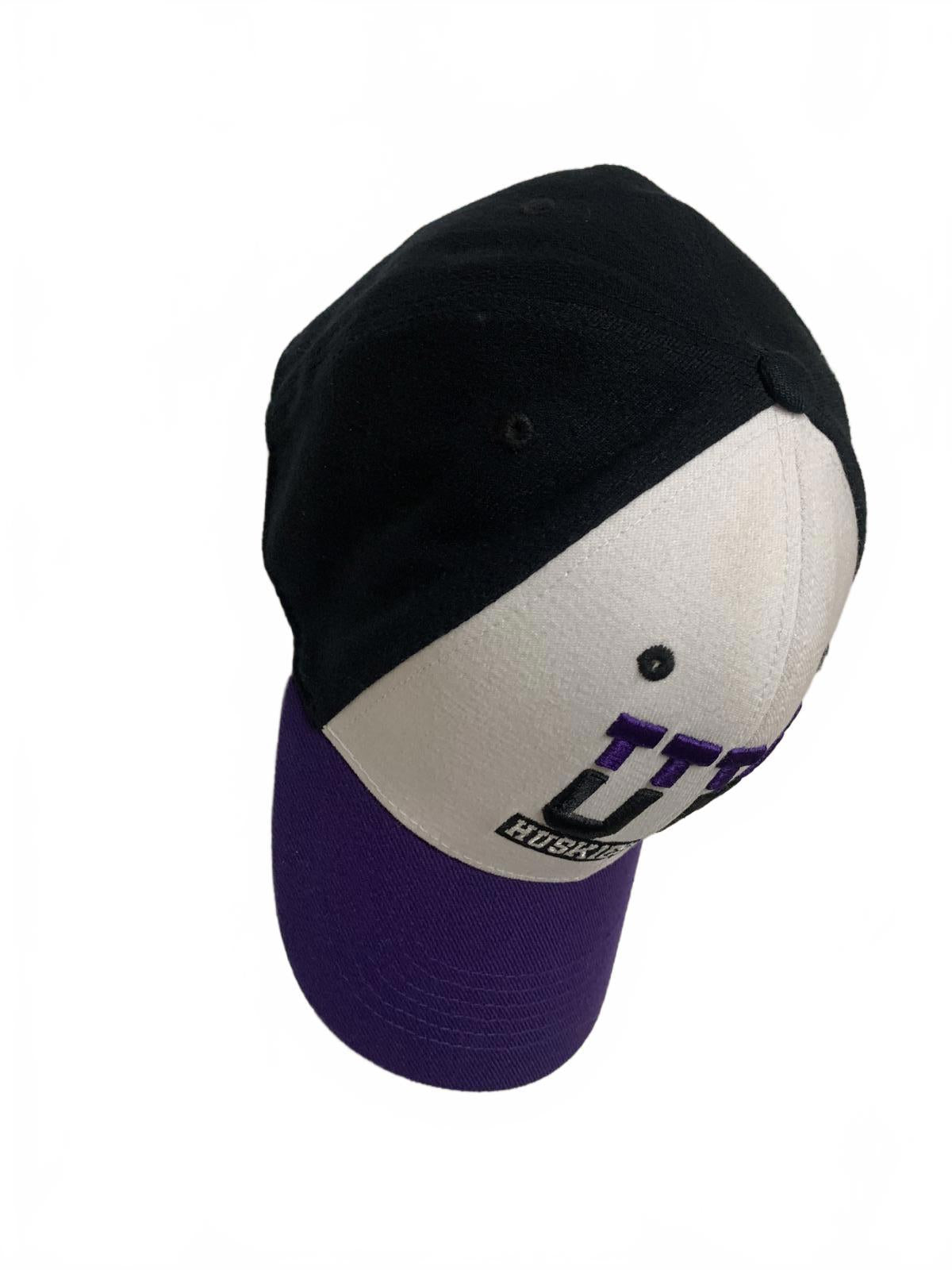 TowCaps Unisex Purple Black One-Fit Cap University of Washington Huskies Hat