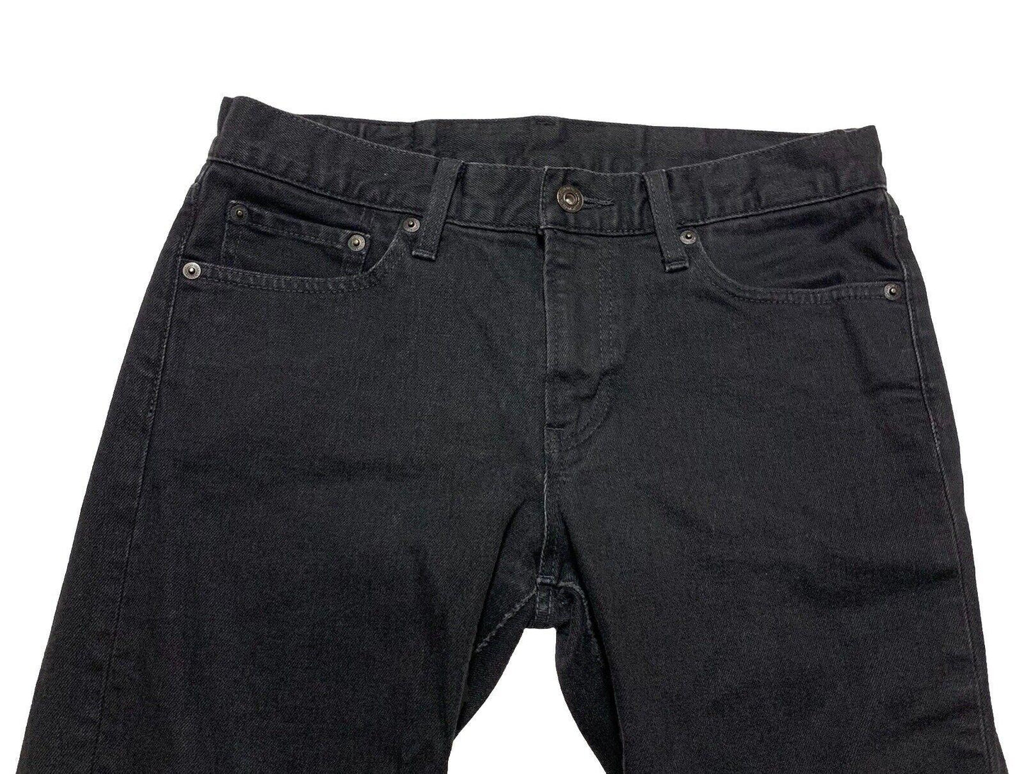 UNIQLO Girls Size 5 Black Jeans Slim Fit Straight Legs from Japan