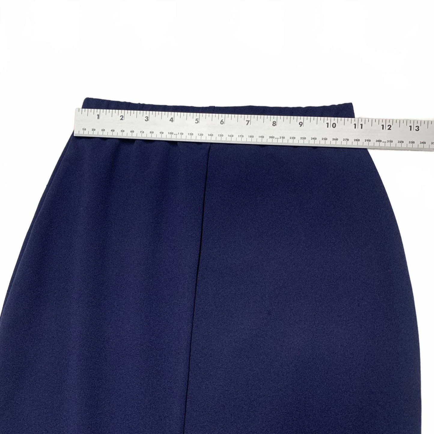 Vintage April Women's Dress Size S Navy Trumpet Mermaid Skirt USA