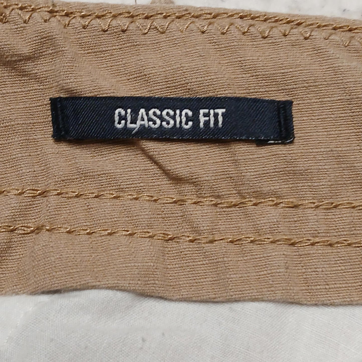 VTG Nautica Jeans Mens Sz 33/33 Khaki Cargo Shorts India W36