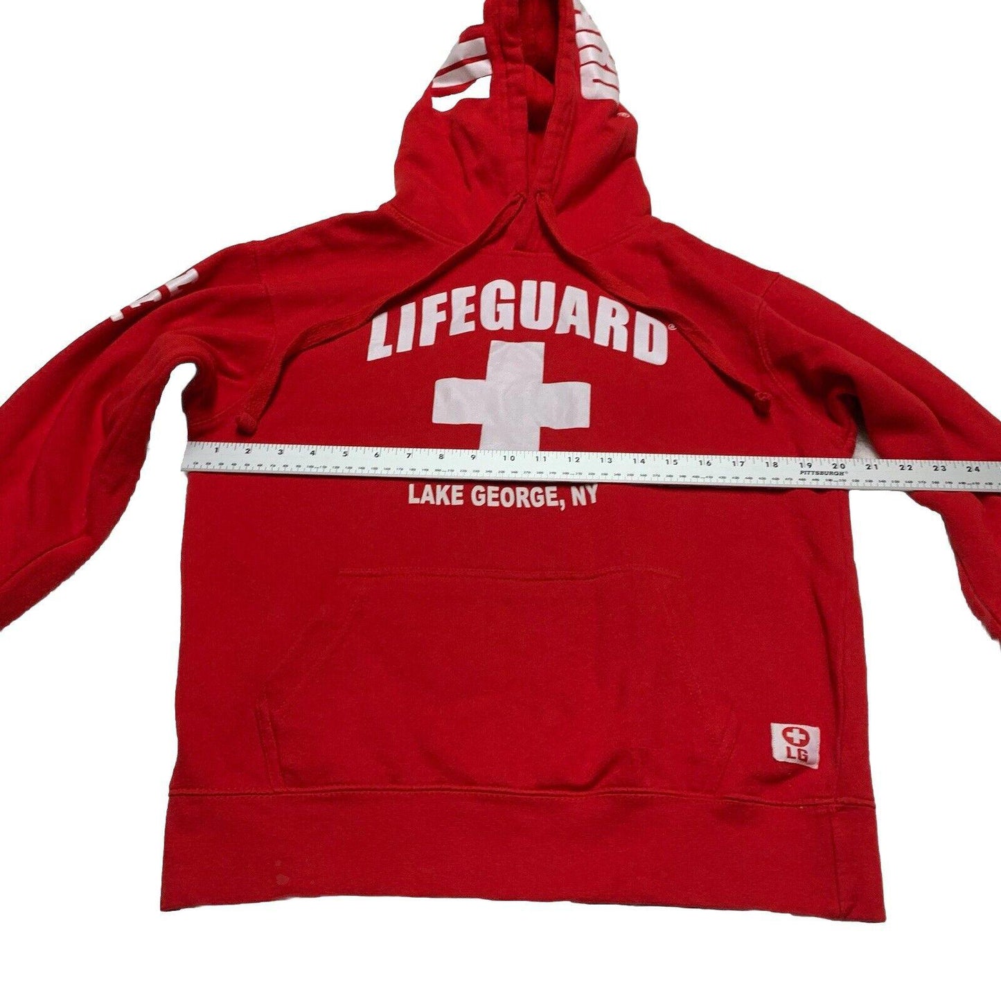 Popularity Products Lifeguard Hoodie Sweatshirt Unisex Size L Lake George NY