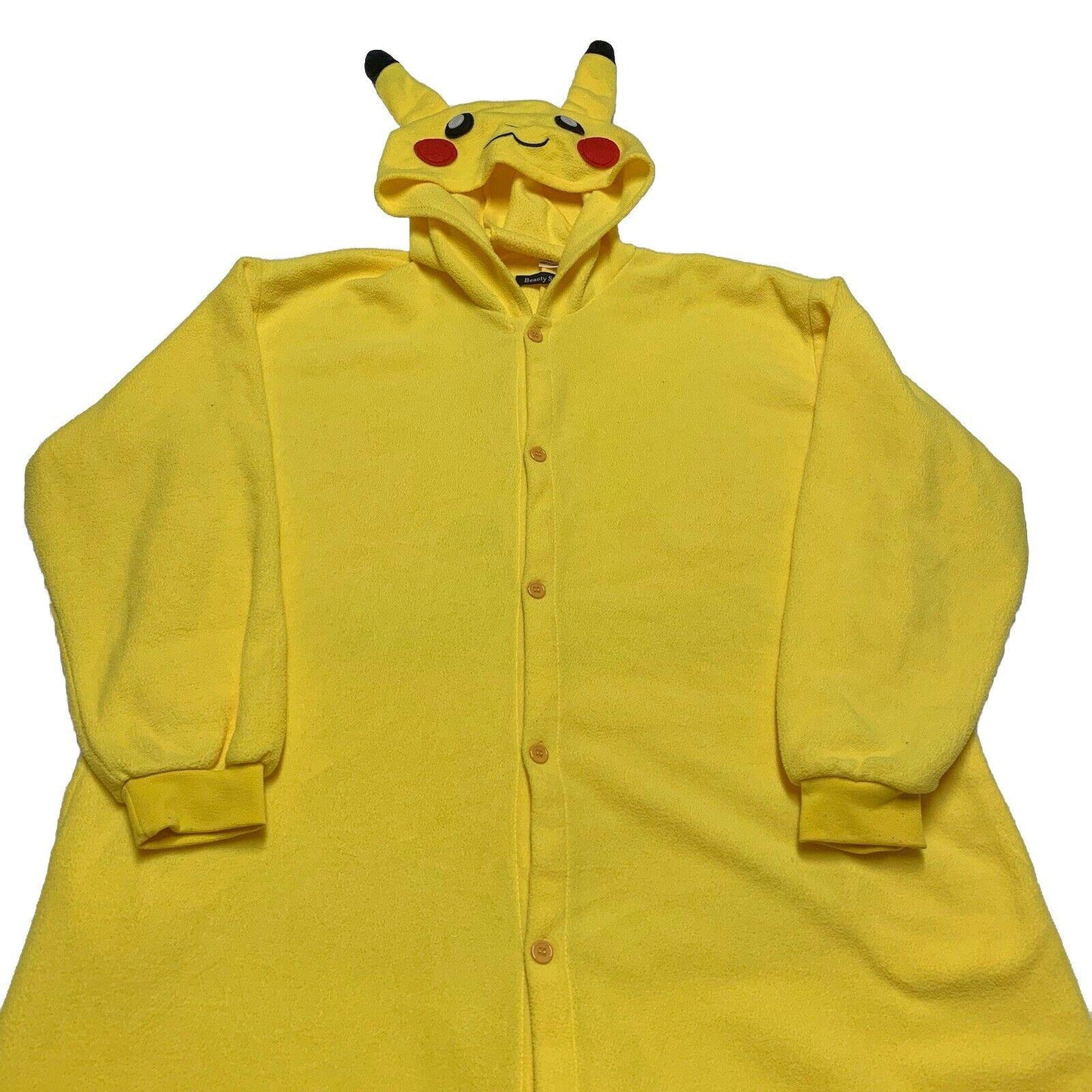 Beauty Shine Pikachu Pajamas Sleeping Wear Adult Cosplay Body Suit One Piece XL