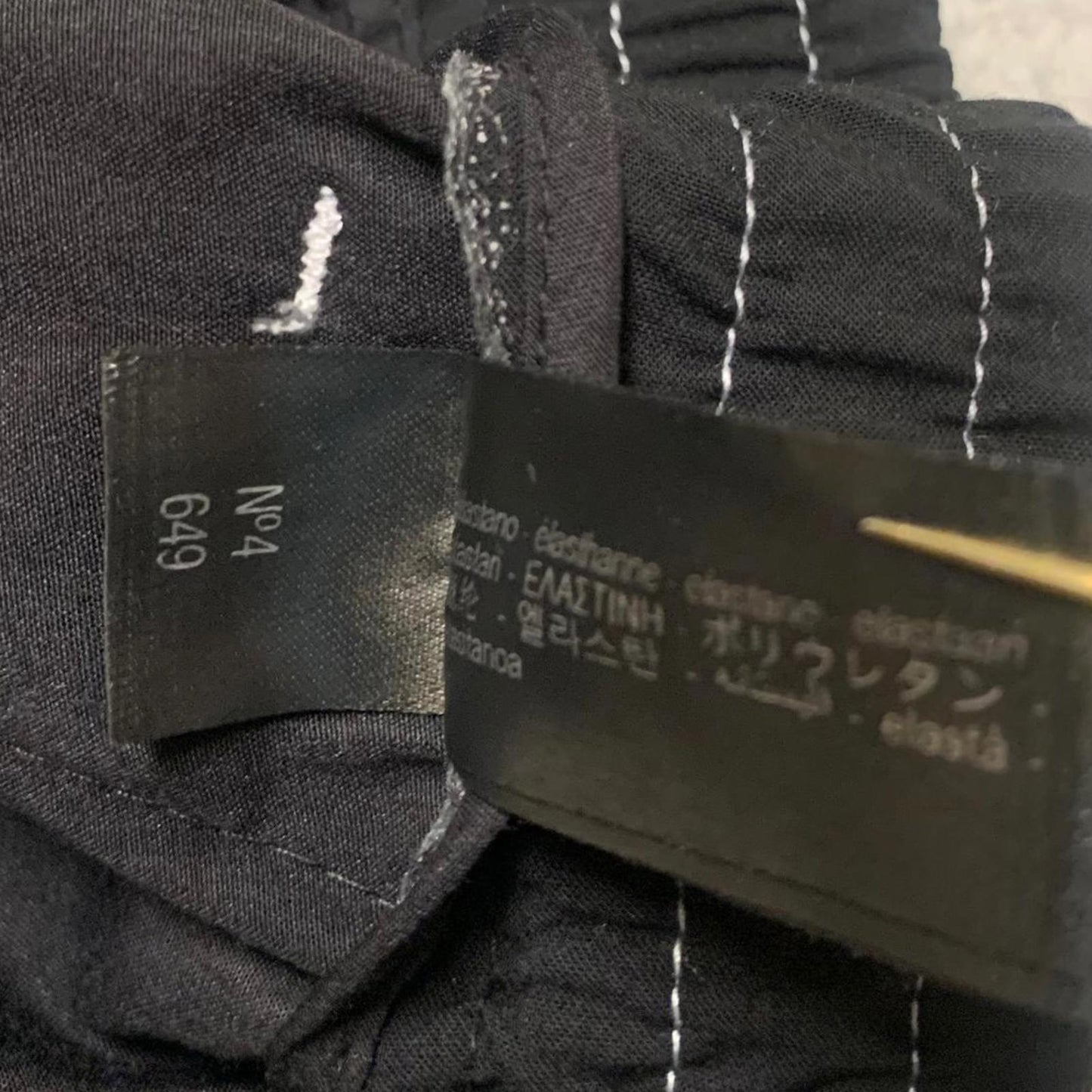 Zara Mens Sz Small Black Cargo Shorts Side Pockets W28