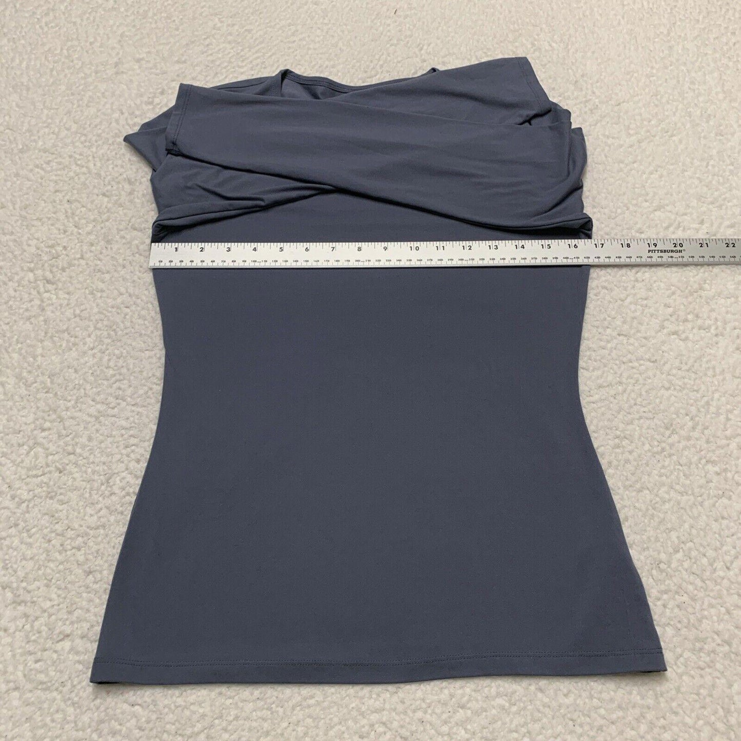 32 Degrees Heat Womens Size Small Blue Crew Neck Soft T-Shirt Pull On Under Lay