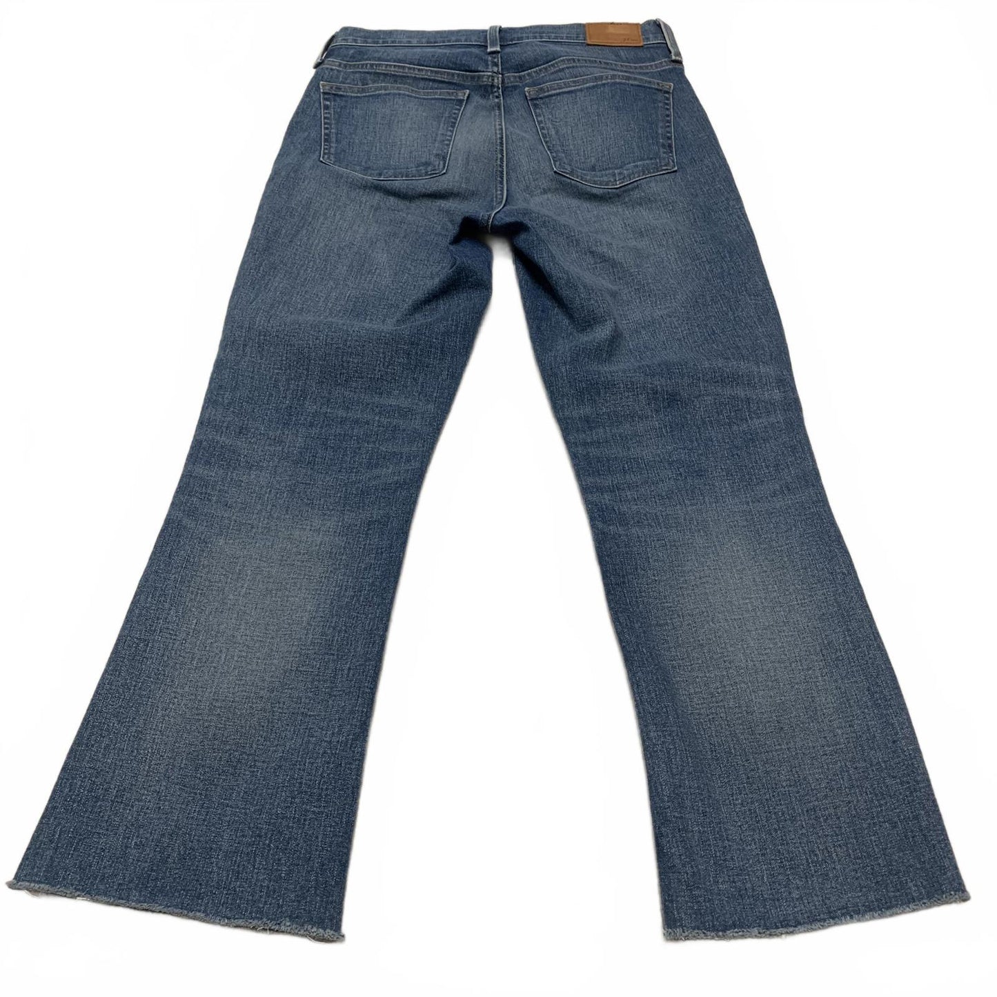 J.Crew Women's Size 29 Blue Denim Flare Boot Crop Jeans 30 X 25.5