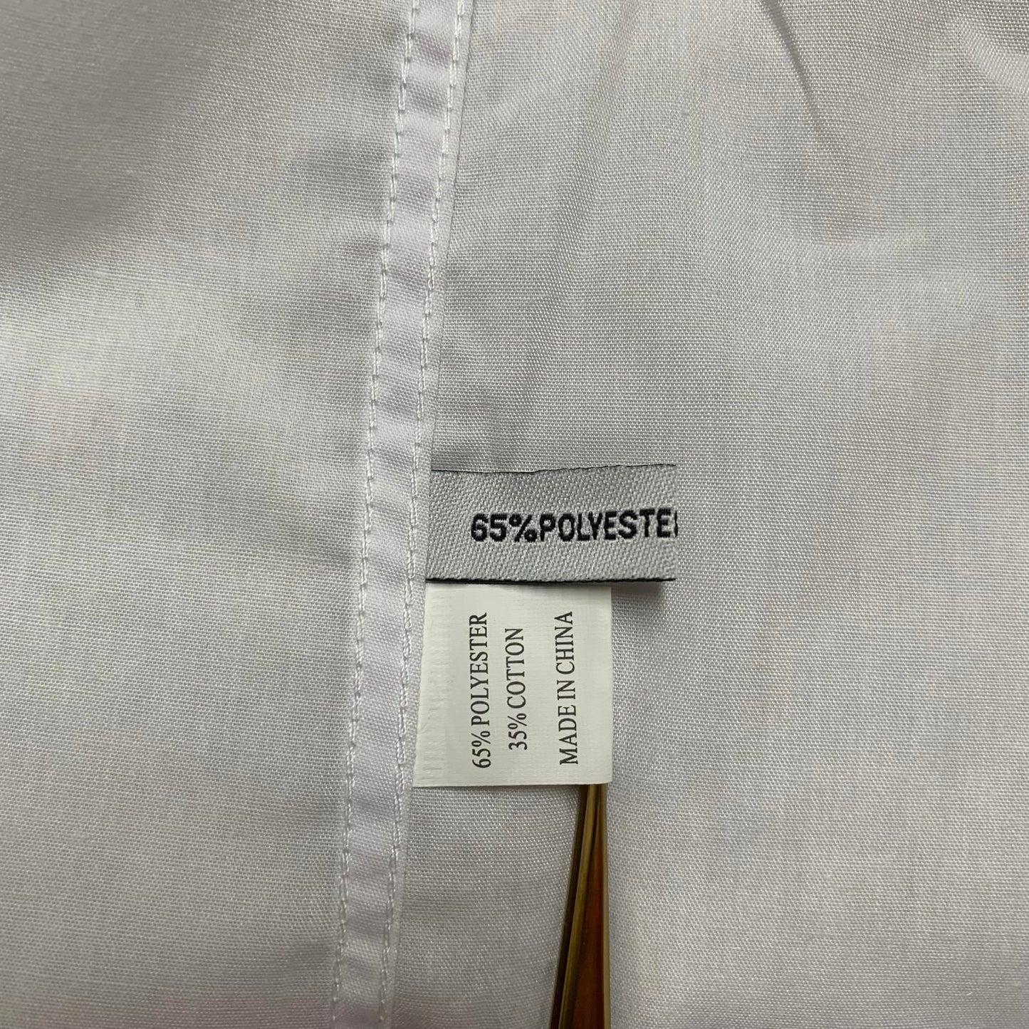 Boltini Men's 4XL White Classic Fit Button Dress Shirt 20-20.5