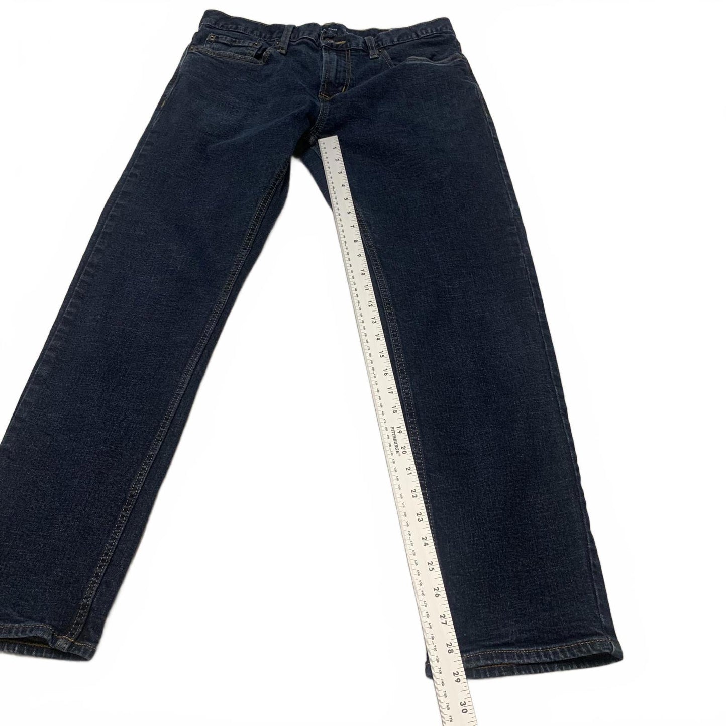 Arizona Womens Size 29 Blue Dark Wash Wide Leg Jeans 26.5 x 29L