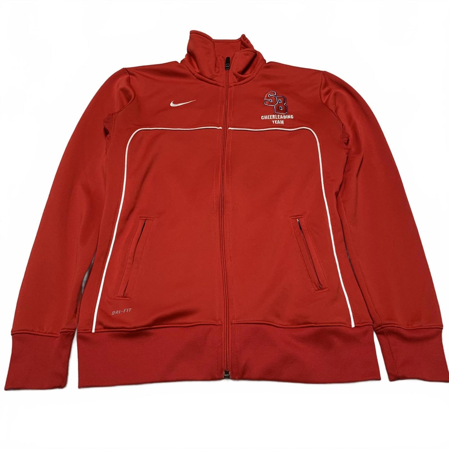 Nike Dri-Fit Men’s Size Medium Red Full-Zip Athletic Jacket