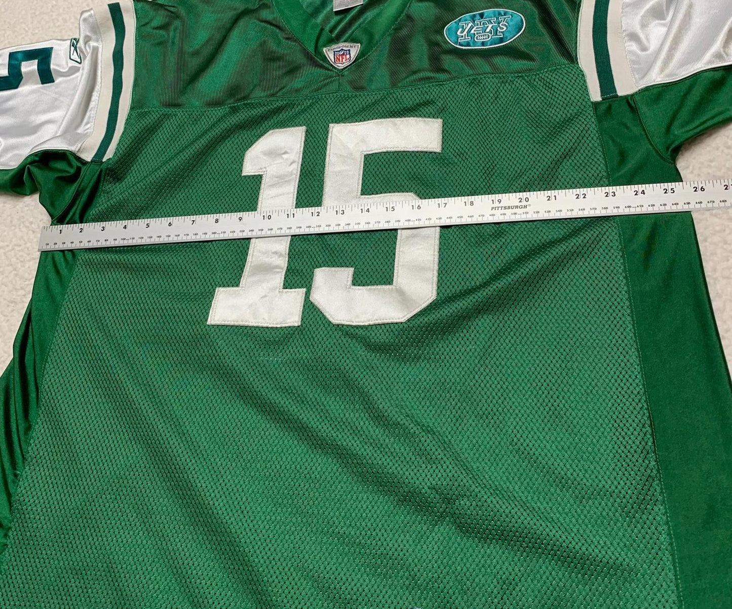 Vintage Y2K Reebok NFL New York Jets Tim Tebow #15 Jersey Sz 56 Green On Field