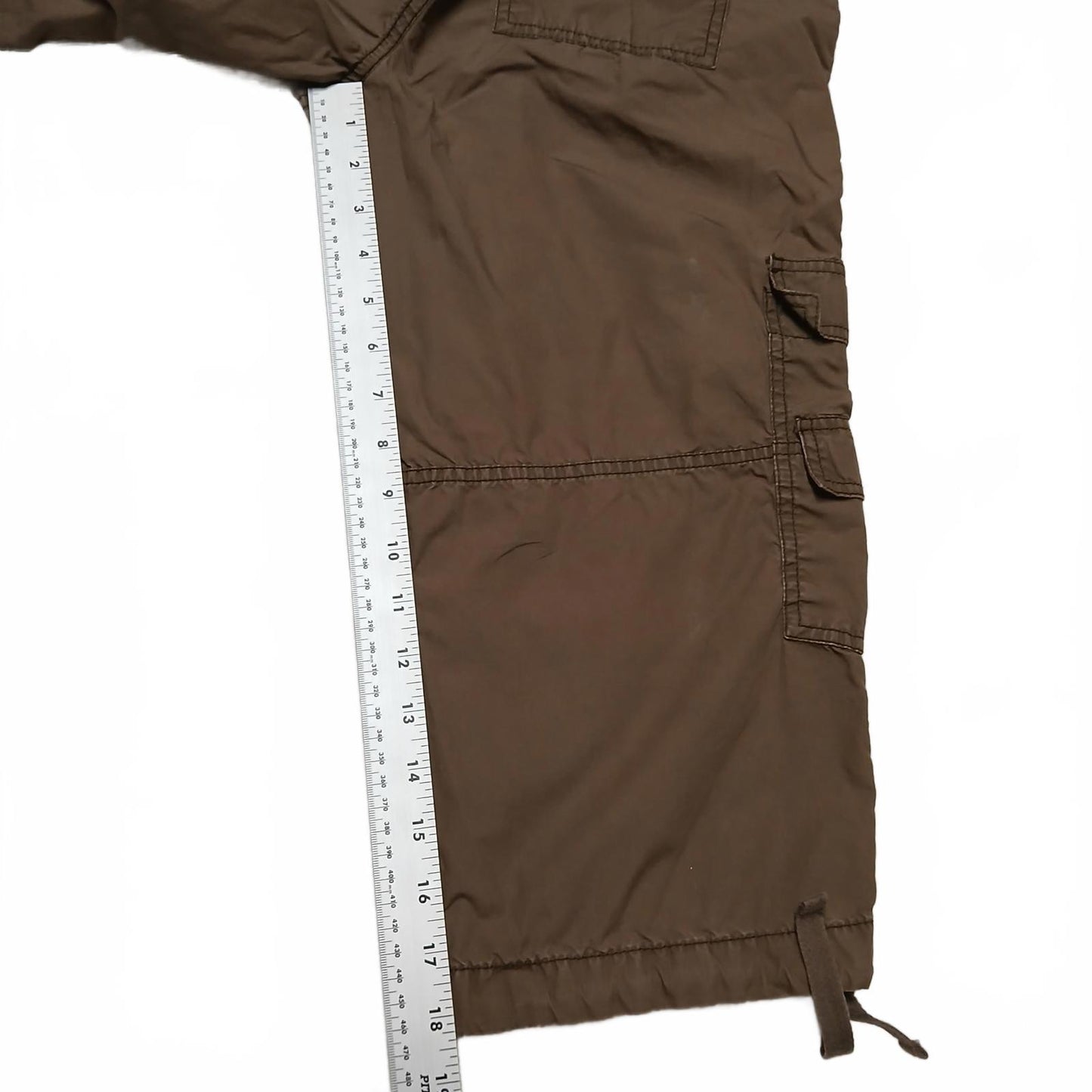 Ann Taylor Loft Women's Sz 4 Petite Brn Cargo Capris Outdoor Camping Adventures