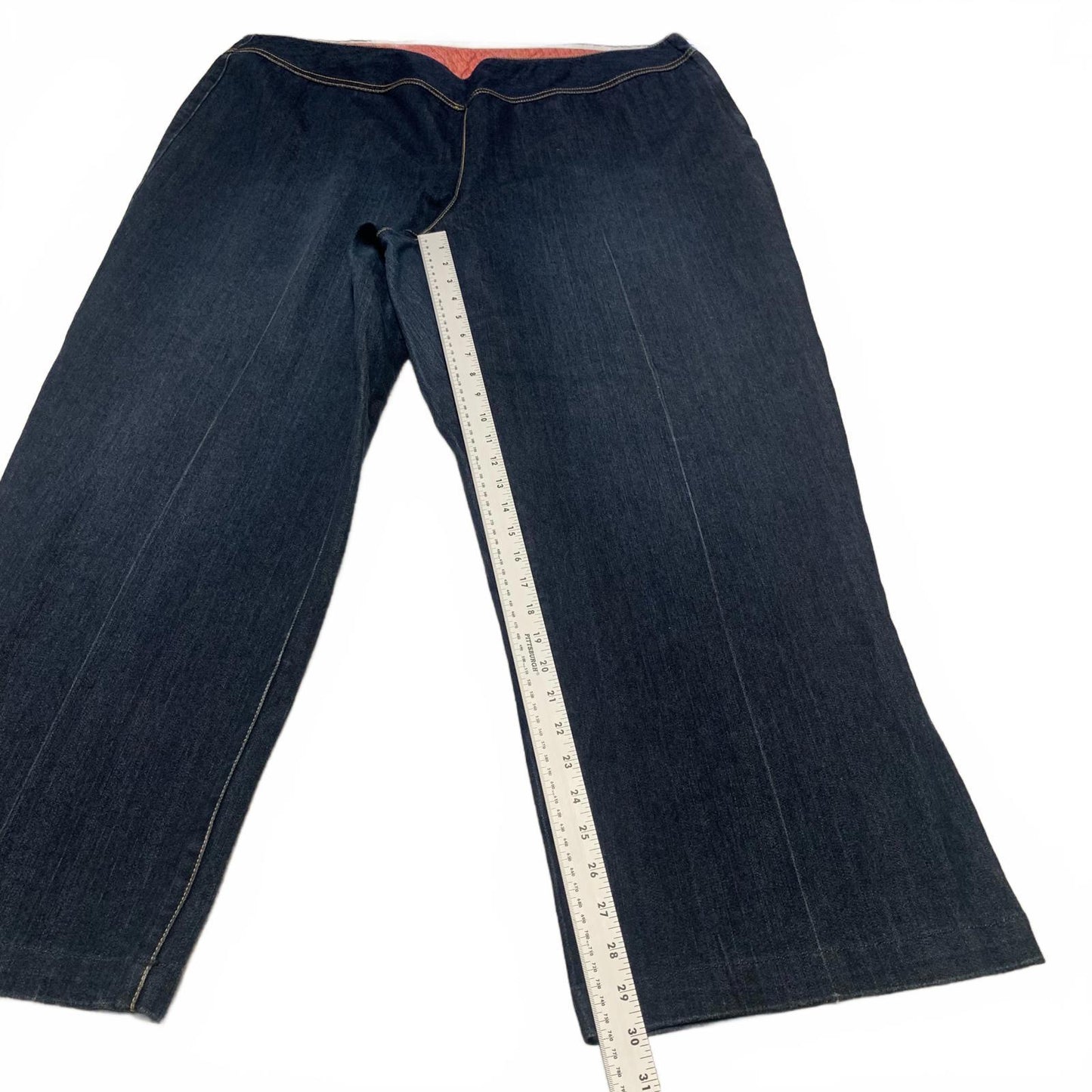 Sigrid Olsen Women's Sz 20 W Denim Jeans Wide-Leg 44 x 30