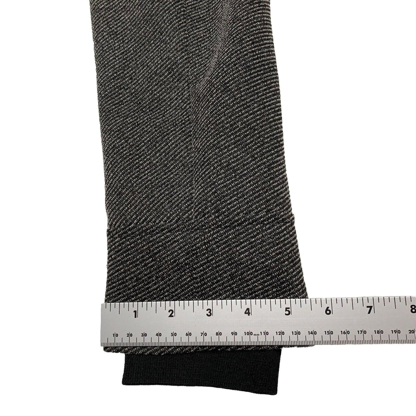 Zara Man buckle High Collar Coat Size 42 Herringbone Gray Made in Turkey