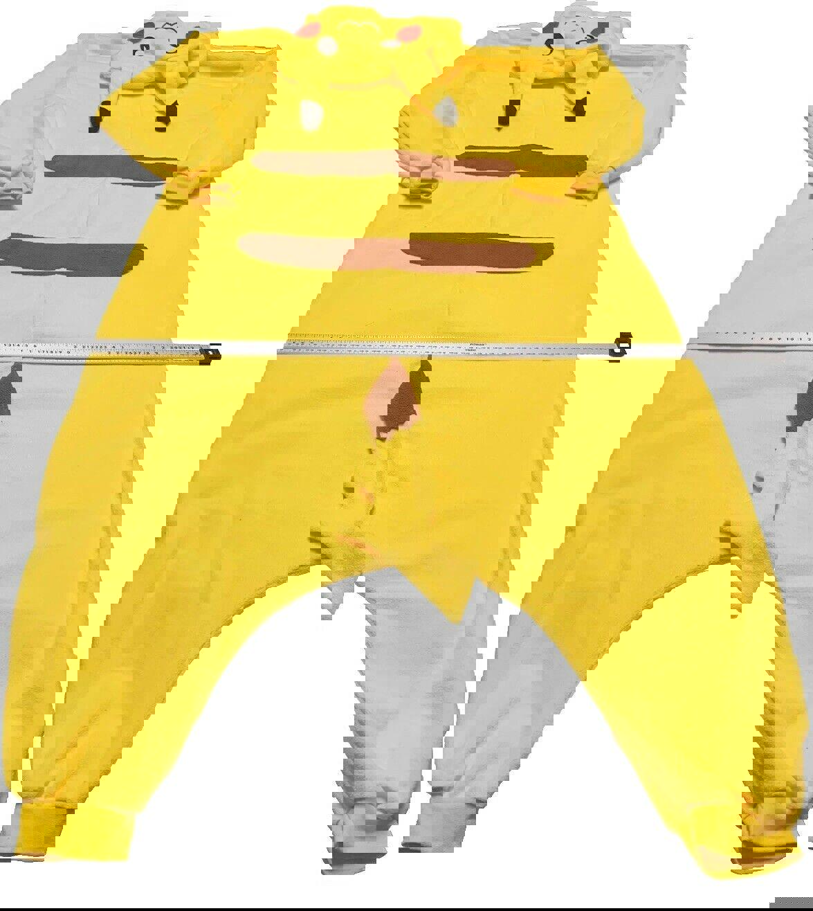 Beauty Shine Pikachu Pajamas Sleeping Wear Adult Cosplay Body Suit One Piece XL
