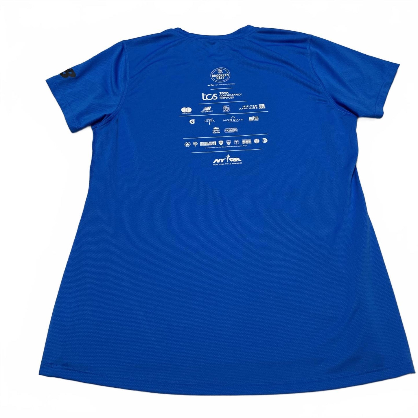 New Balance Women's Size M Royal Blue Brooklyn Half 2024 Running T-Shirt