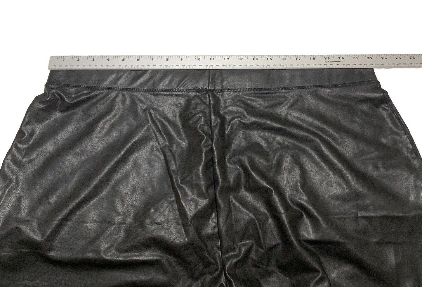 Ashley Stewart Women’s Pants Size 26/28 Black Faux Leather
