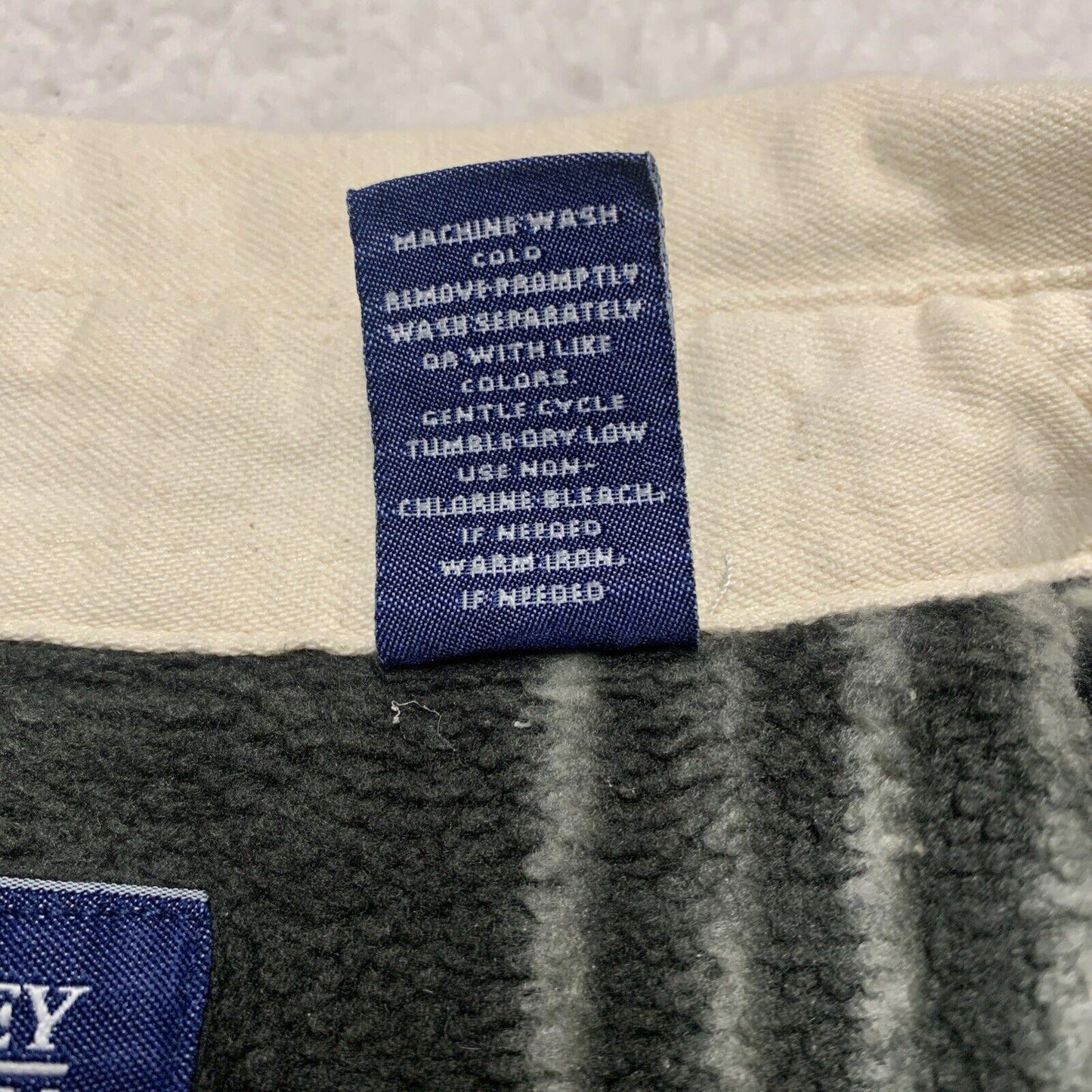 Berkley & Jensen Men’s Large Bone White Lined Shacket Shirt