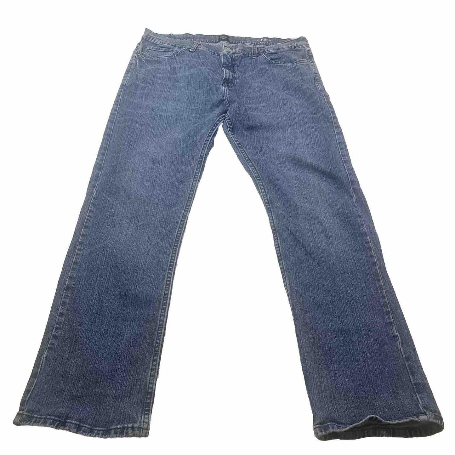 Nautica Jeans Men’s Size W38 32L Relaxed Fit Blue Stretch