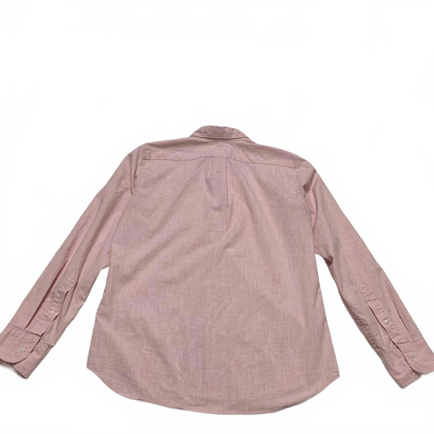 J Crew Long Men’s Small Short Pink Button-Up Shirt Slim Fit