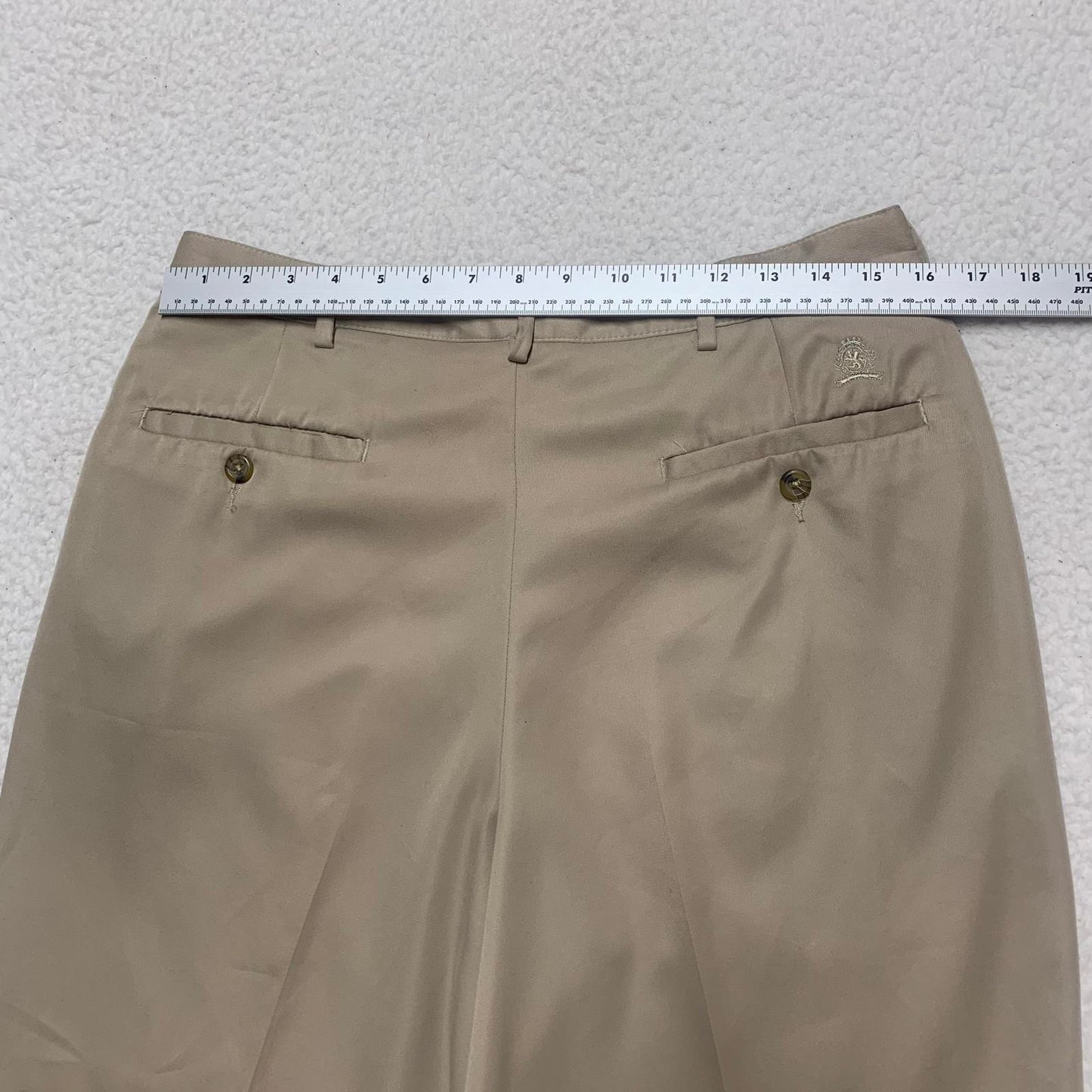 Tommy Hilfiger Men's Size 34x32 Khaki Wide-Leg Pants