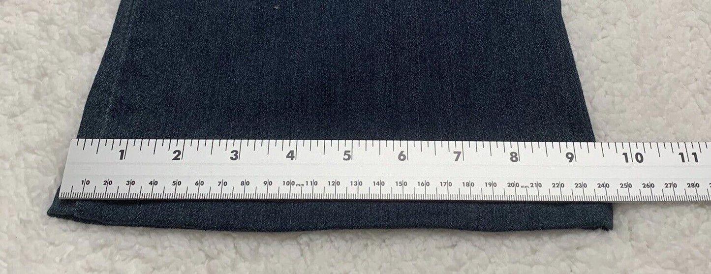 LEE Jeans Women's Sz 18 Short Classic Fit Dark Blue
