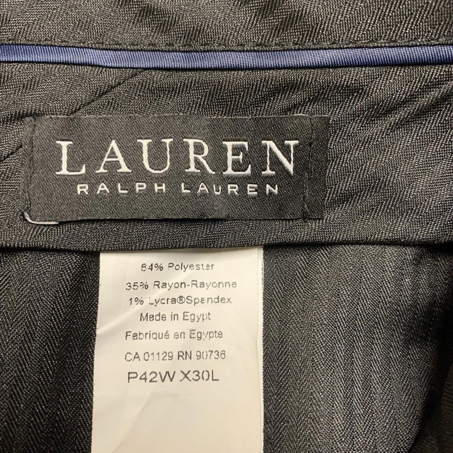 Lauren Ralph Lauren Men’s Dress Gray Pants Size 42Wx30L