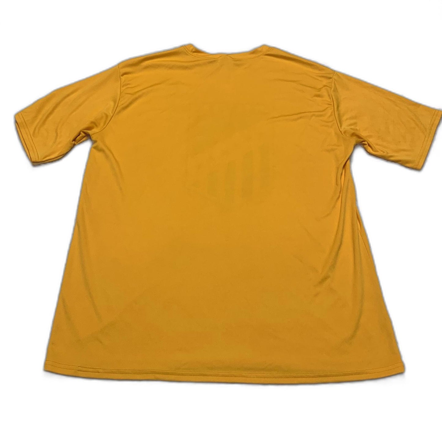 Port & Company Mens Size Large Yellow District 5 Hockey Captain's Tee Shirt
