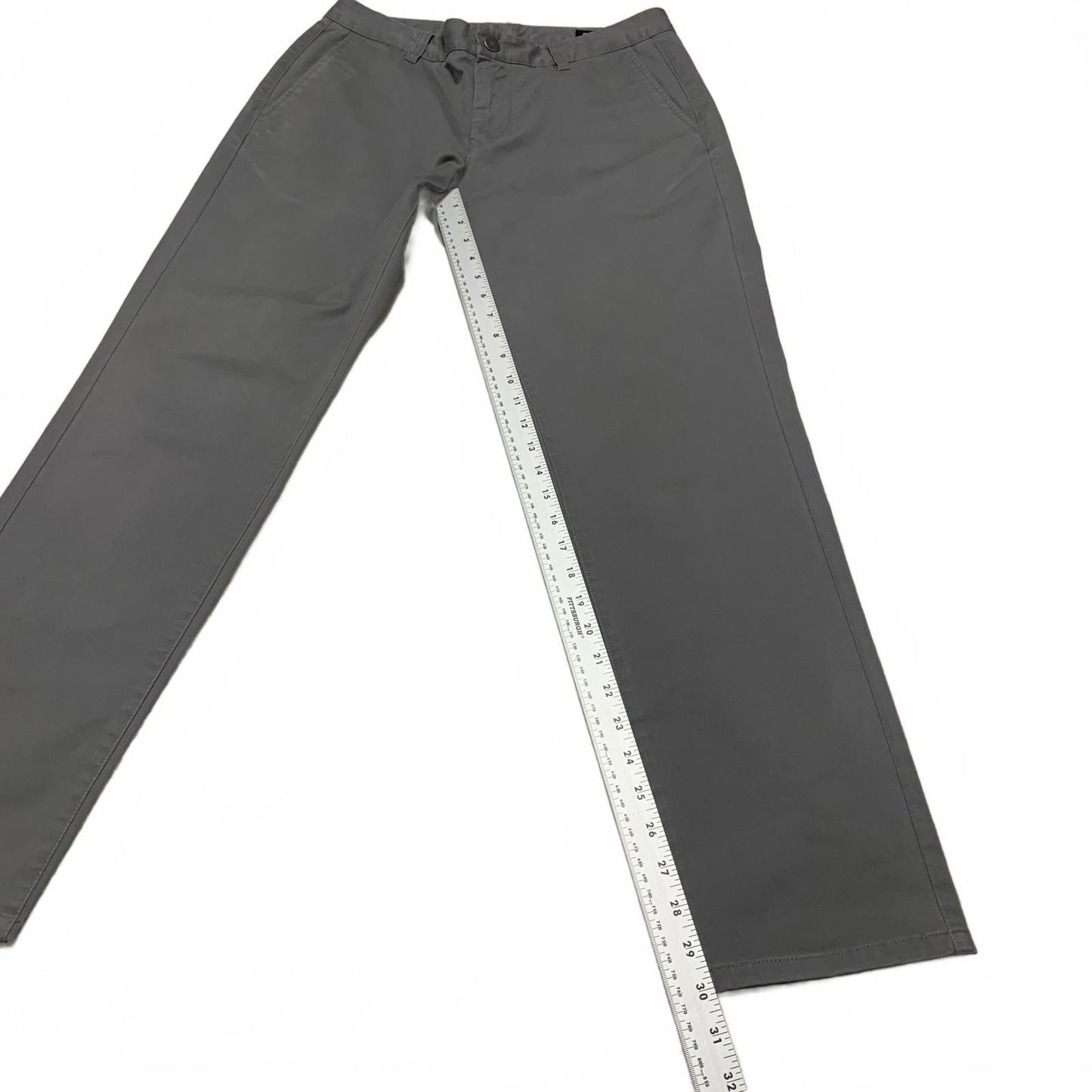 Bonobos Men's Size 33x30 Gray Chino Pants W31 X 30L Actual