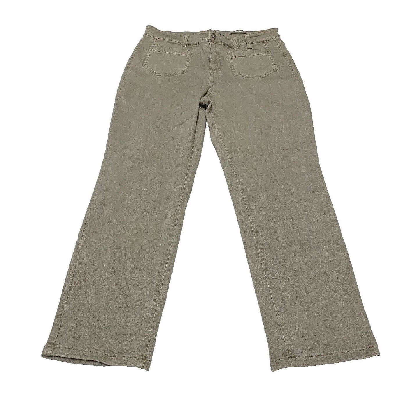 Nic+Zoe Jeans Women’s Size 32 Tan Patch Front Pocket Beige