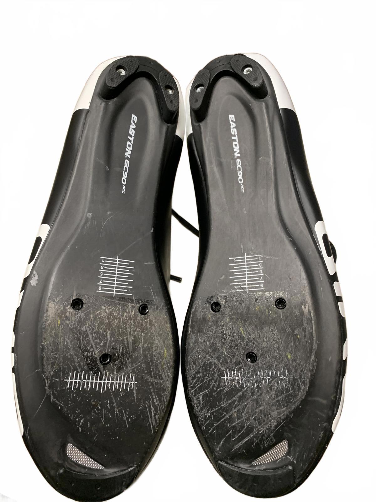 Giro Sport Cycling Shoes Men's Sz 12 US Black White Road Bike SPD Clipless