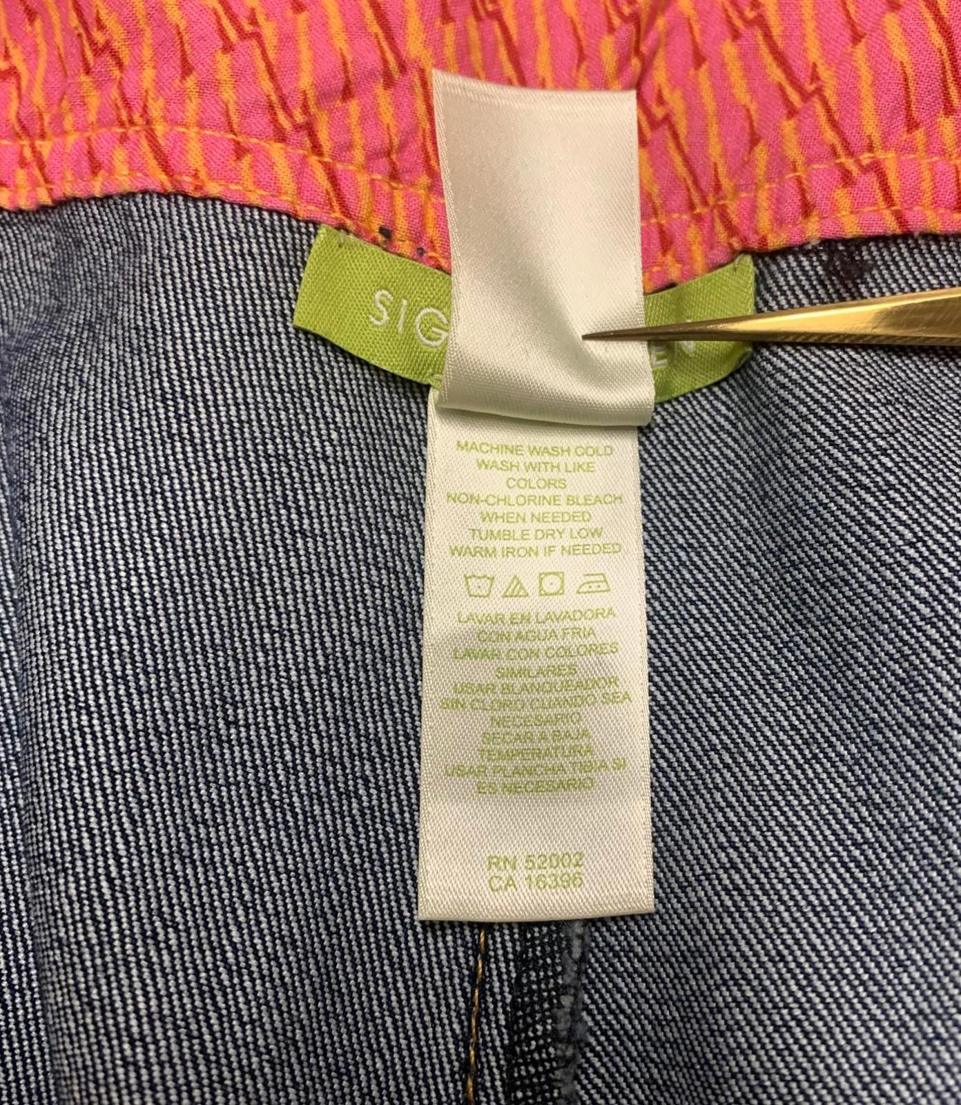 Sigrid Olsen Women's Sz 20 W Denim Jeans Wide-Leg 44 x 30