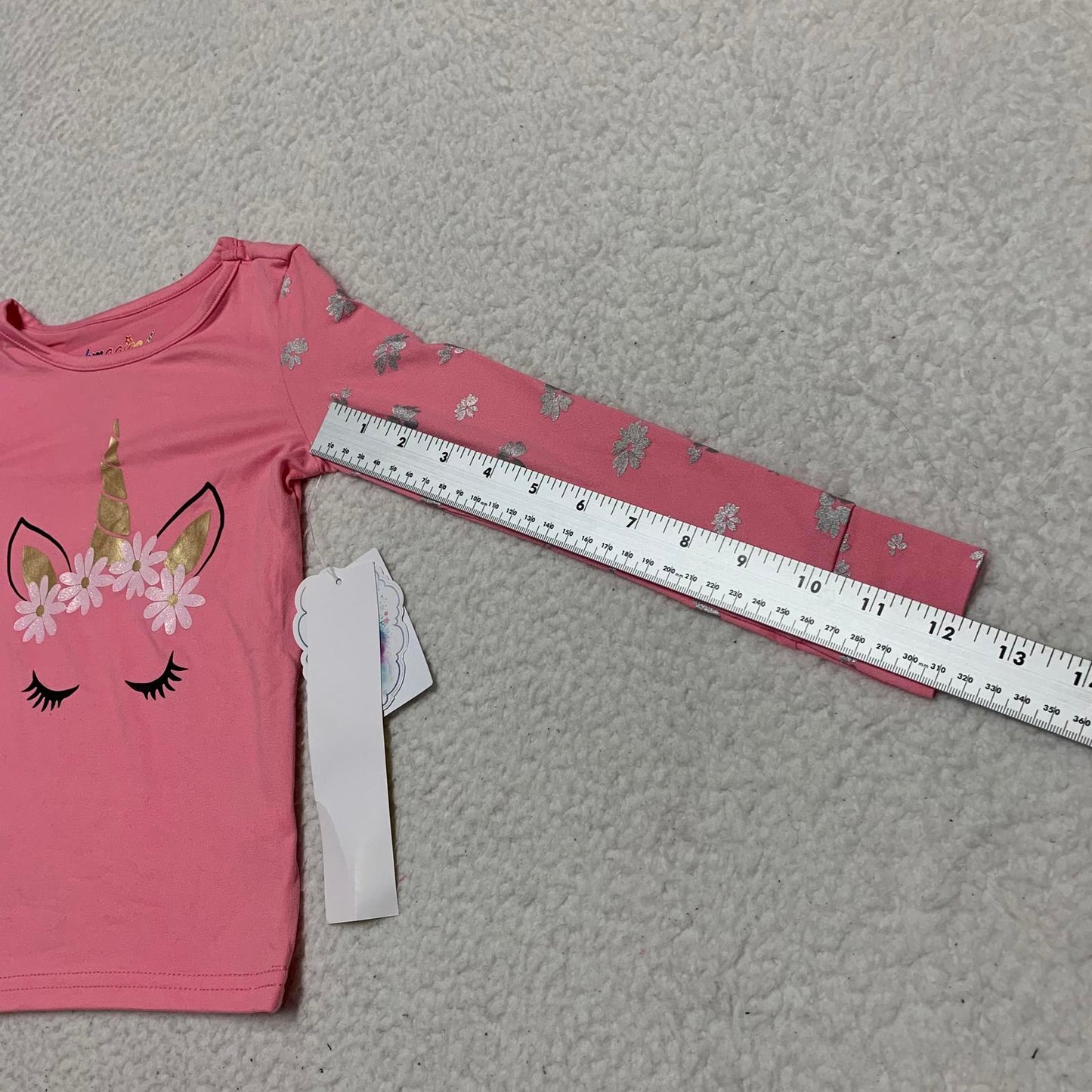 Bmagical by BTween Girls Size 4 Pink Pajama Top Uniform Graphics