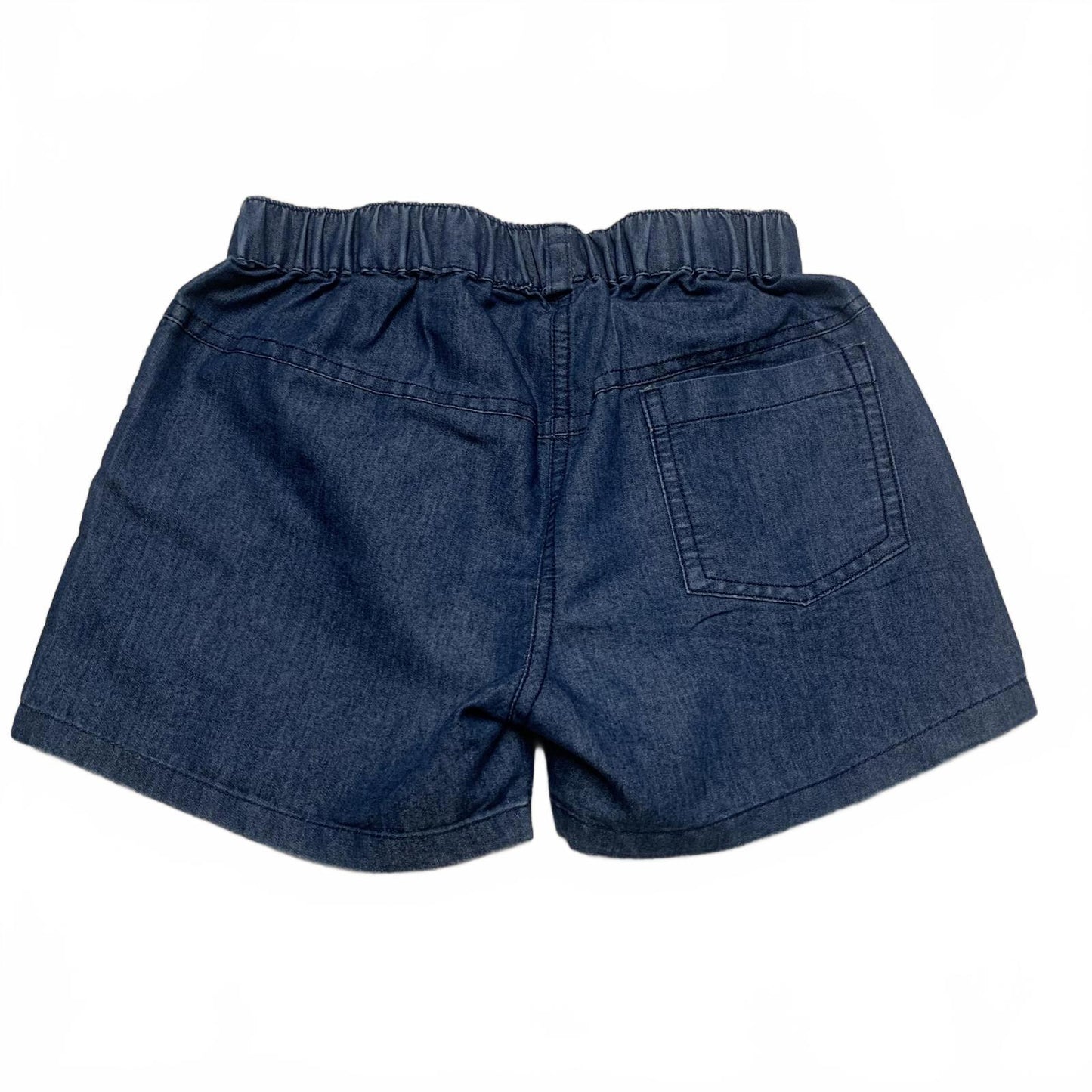 Palakshi Girls' Sz 8-9 yrs Blue Denim Shorts Embroidery