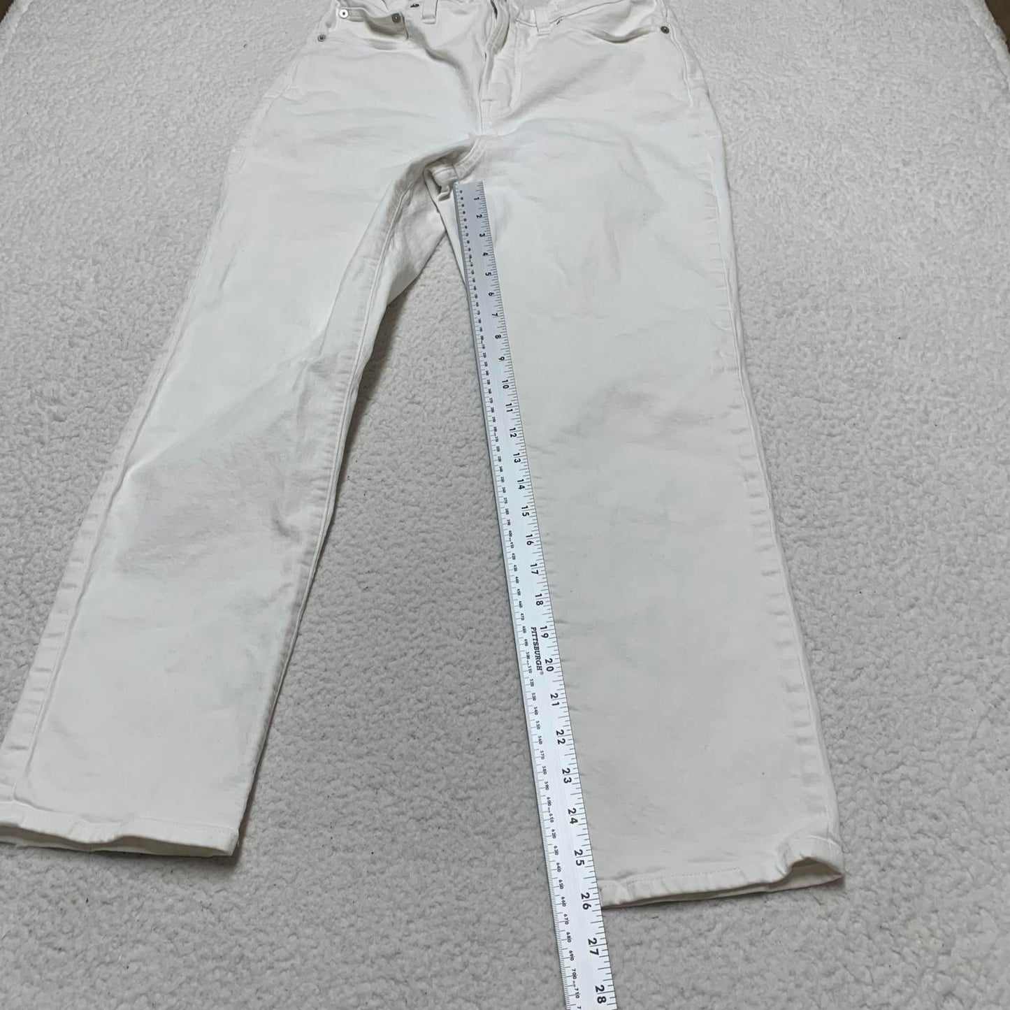 Madewell Womens Size 28 White Denim Pants