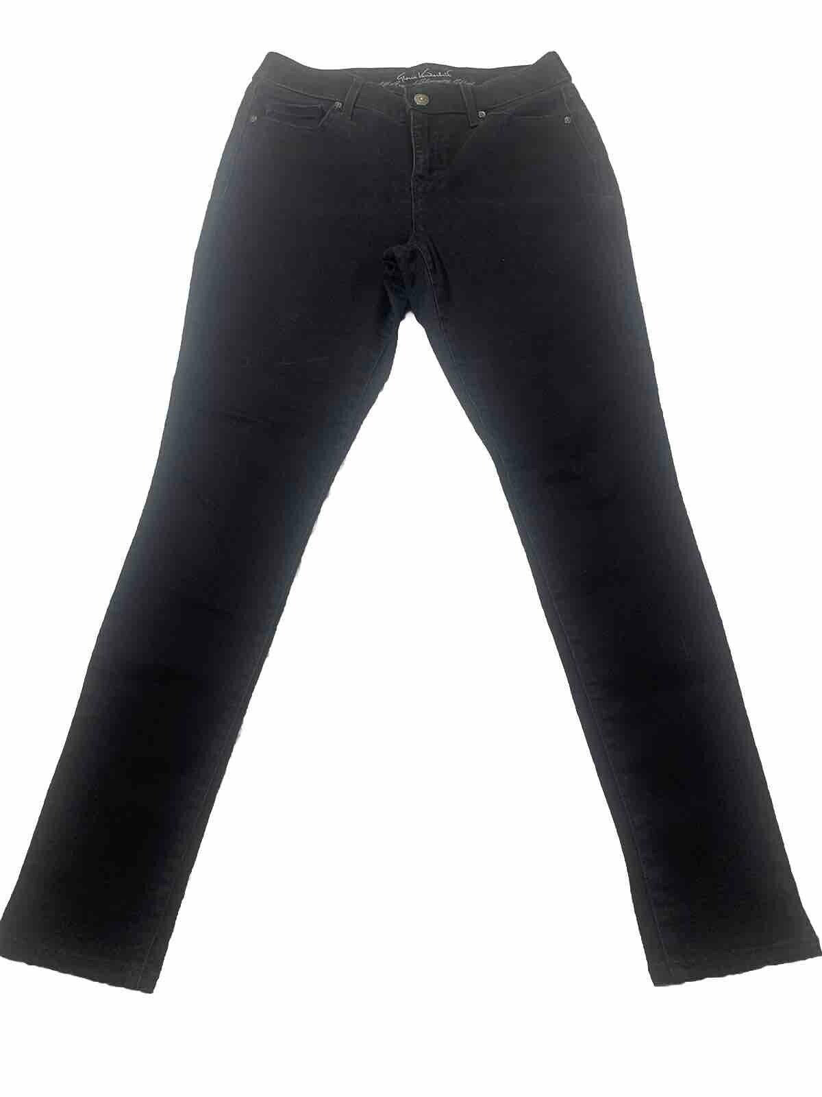 Gloria Vanderbilt Jeans para mujer talla 6, negros, ajustados y con curvas