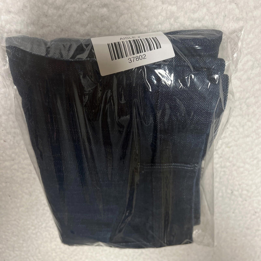 Falda de mezclilla azul oscuro para mujer, talla 12, con bolsillo, corte tubo, elástica y abertura, de Old Navy