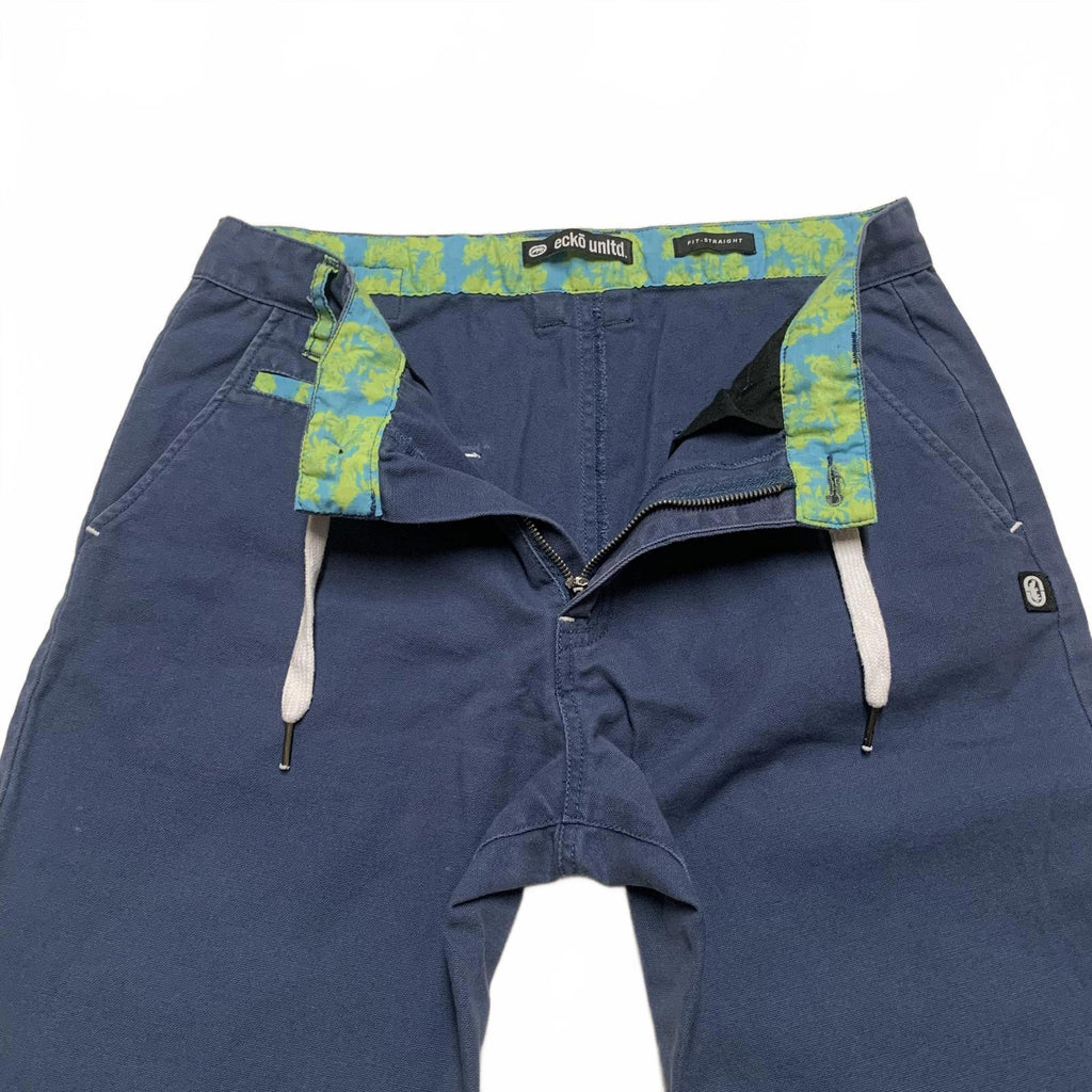 Pantalones casuales rectos Ecko Unltd. para hombre (ver medidas), color azul marino