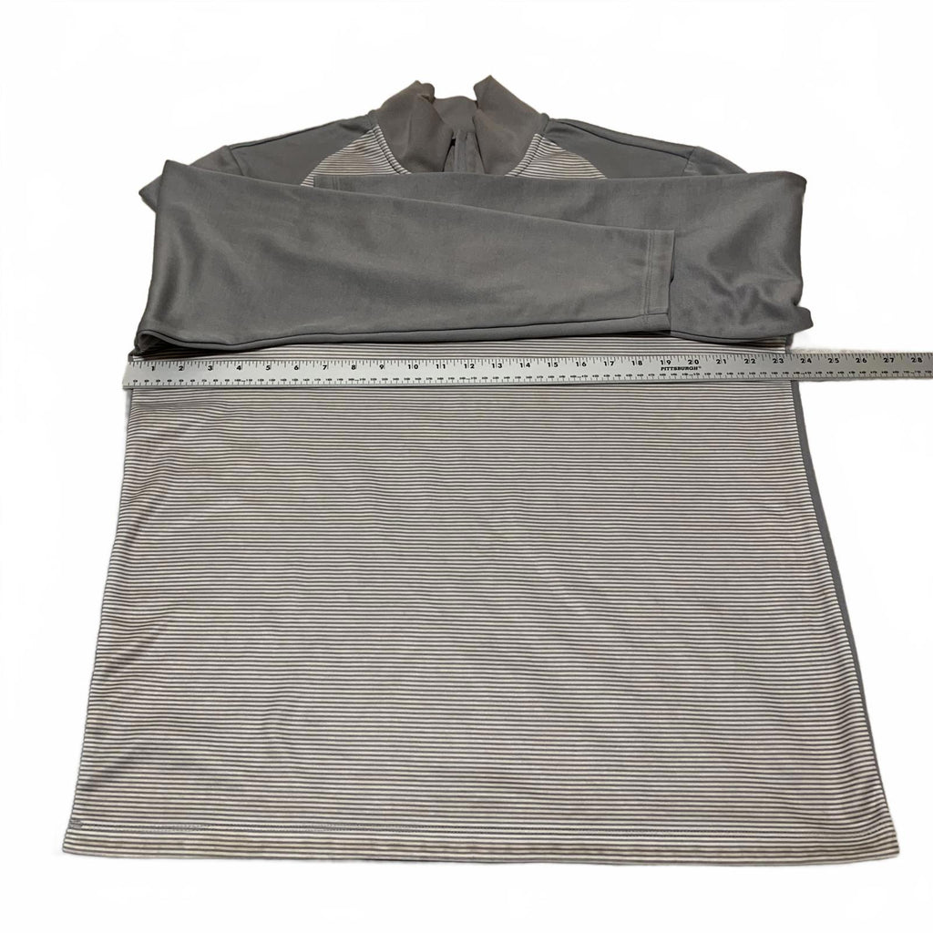 Camiseta deportiva de manga larga Alfani para hombre, talla XL, con cuello con media cremallera