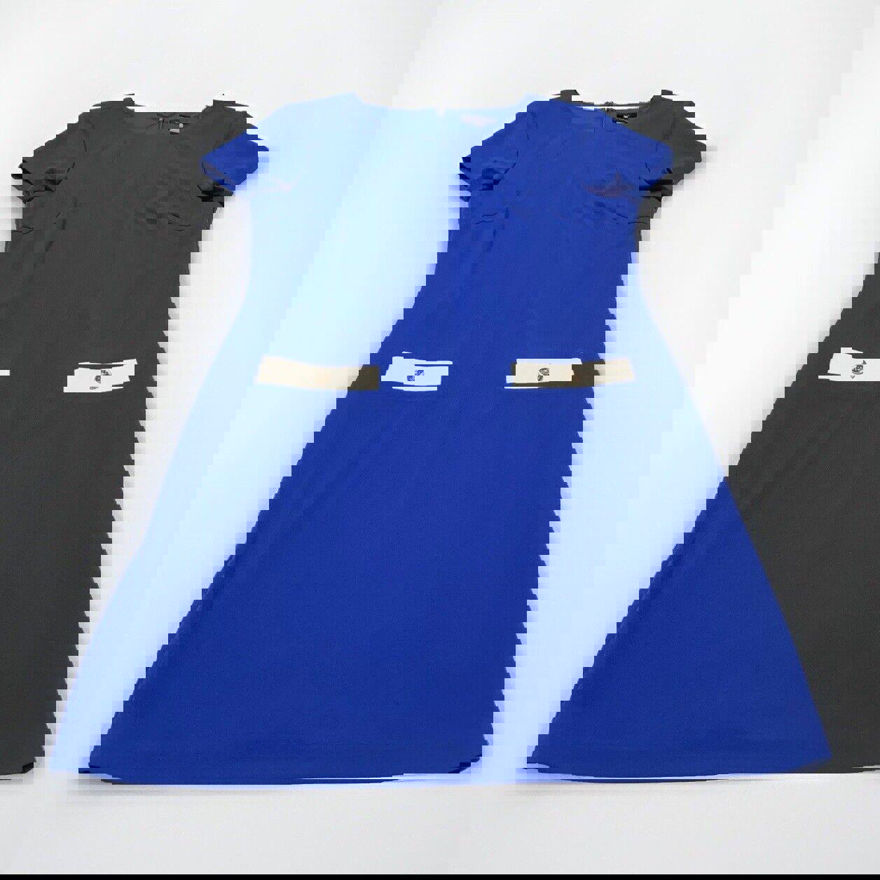 Vestido azul real de Tommy Hilfiger para mujer, talla 14