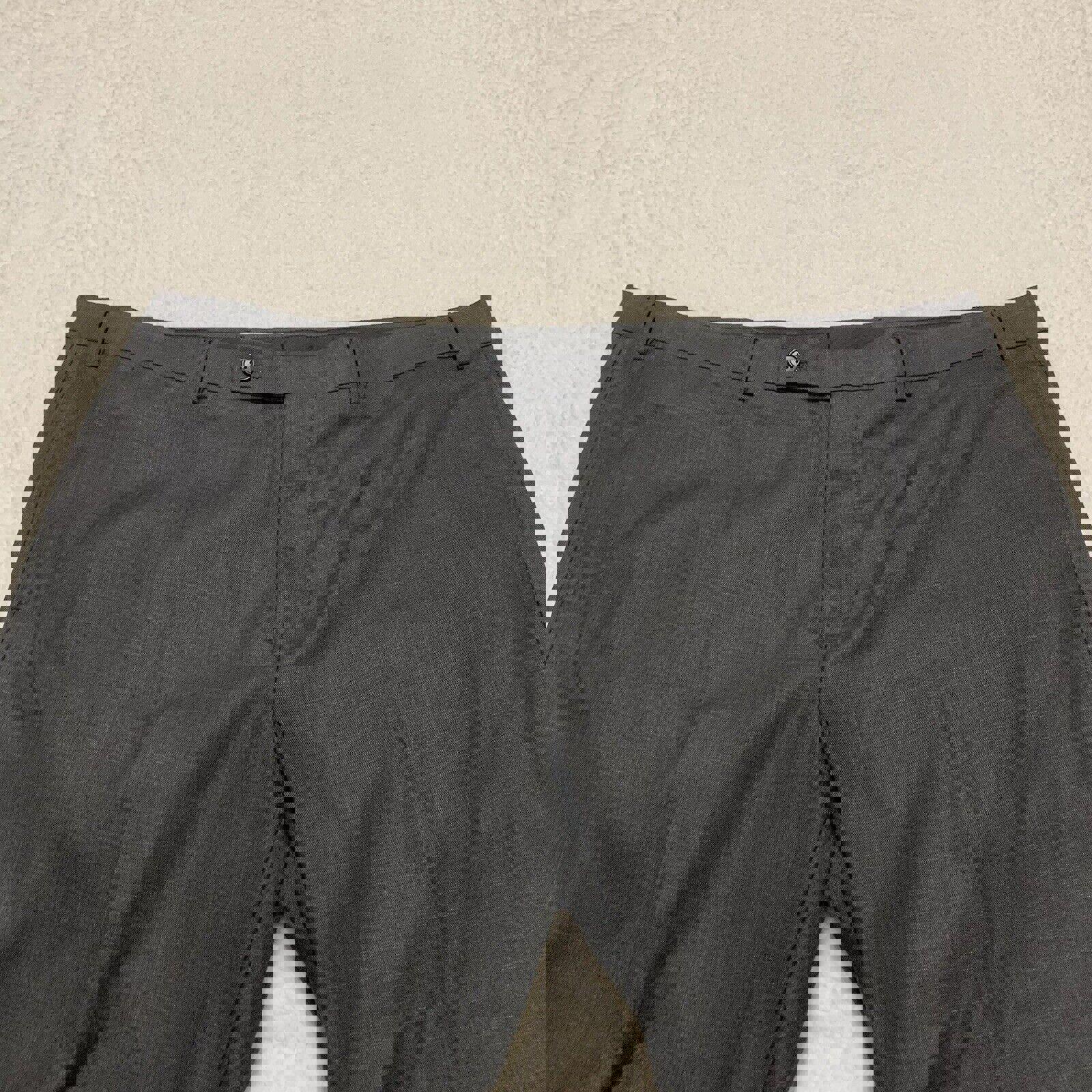 Pantalones de vestir grises para hombre de Lauren Ralph Lauren, talla 42 ancho x 30 largo