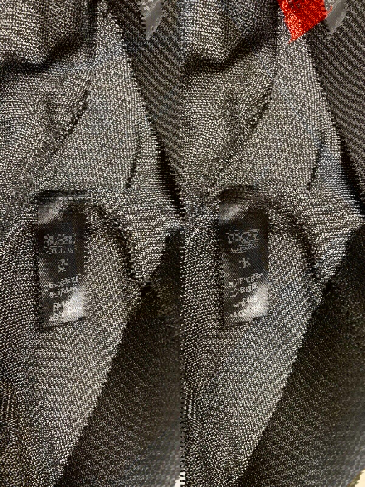 Pantalones Maze Collection para mujer, talla 3X, negros, a cuadros, elásticos y cosidos