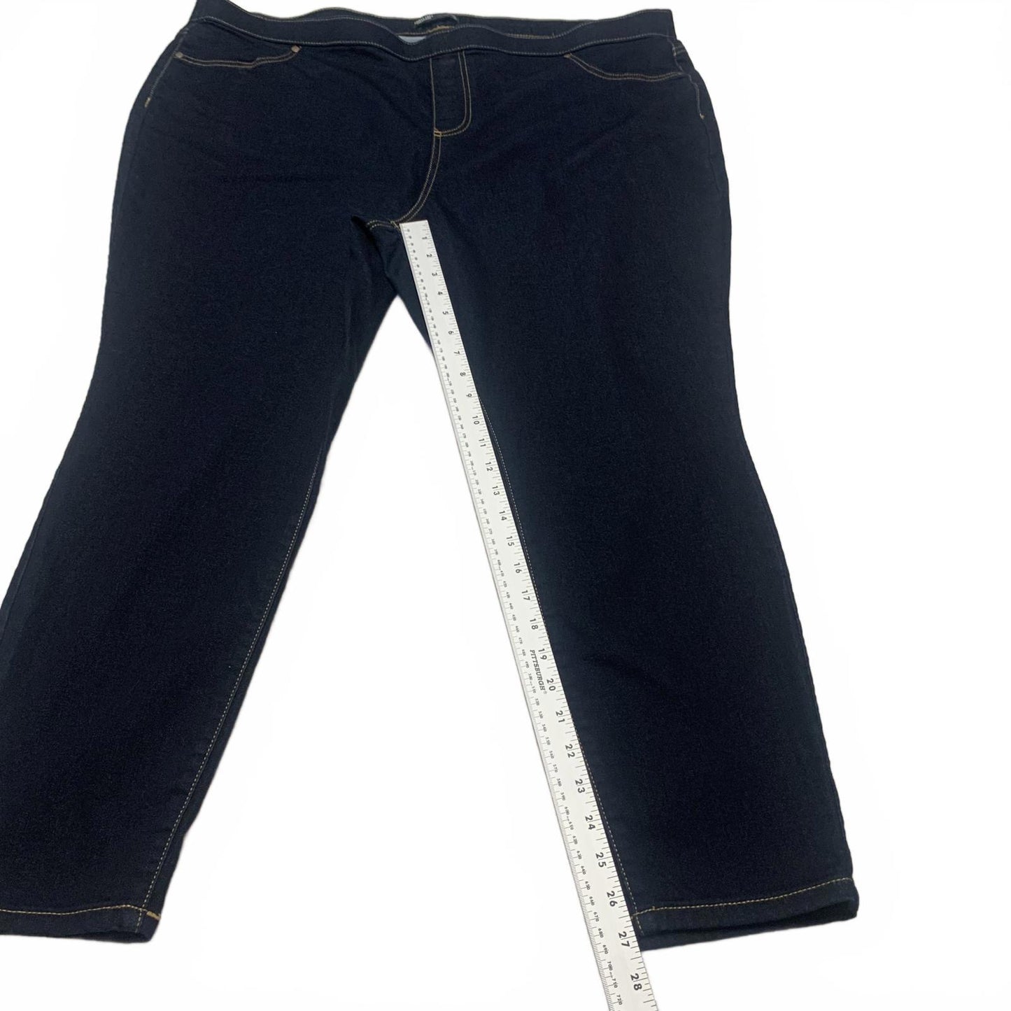 Simply Vera Vera Wang Women's Sz 3X Blue Jeans 46 x 27 Legging