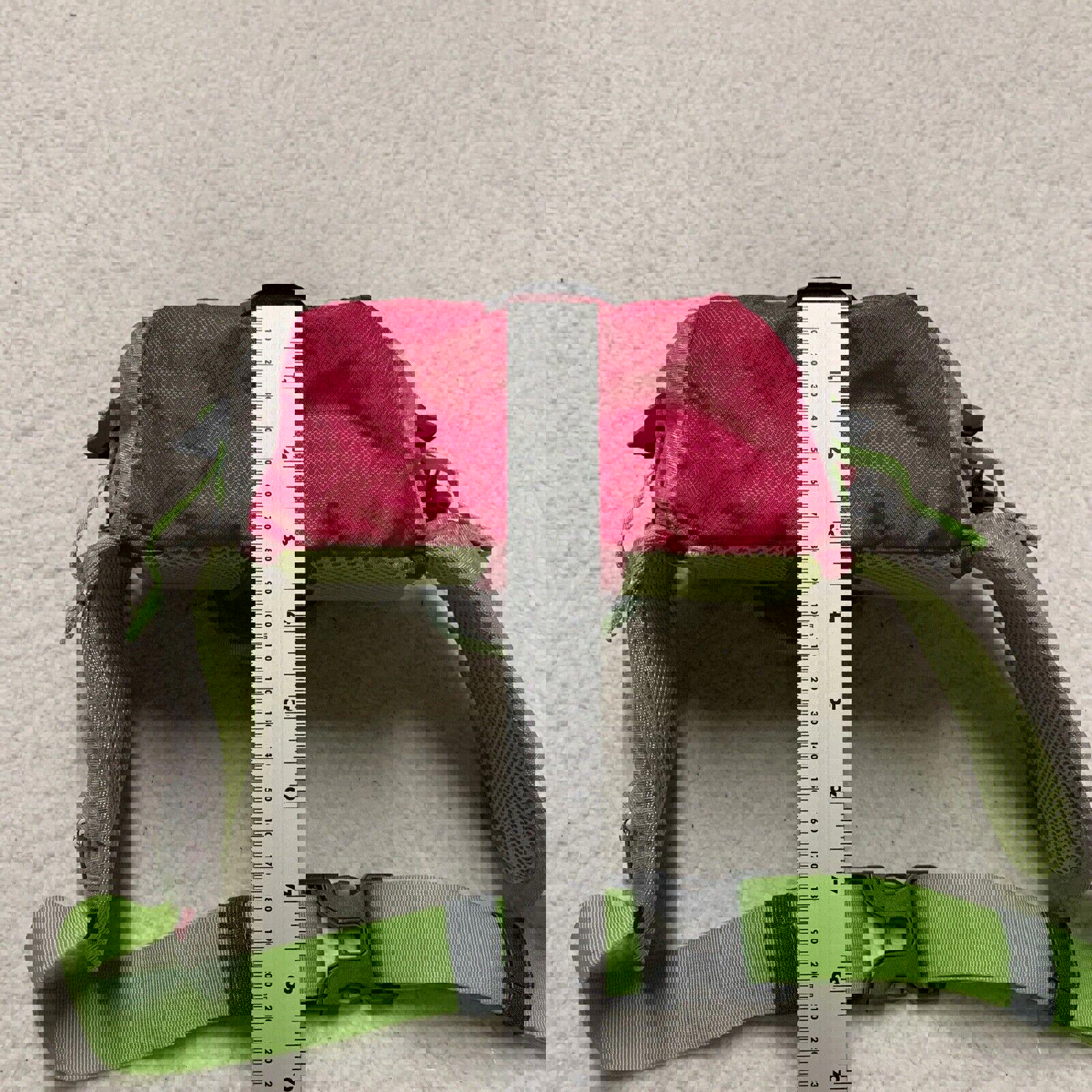 Riñonera SEEU gris, rosa y verde, bandolera, para senderismo y senderismo