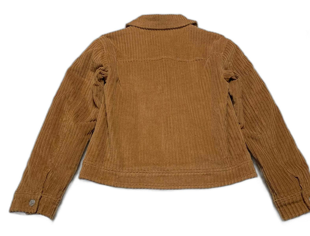 Forever 21 Women's Size Small Cognac Brown Corduroy Jacket