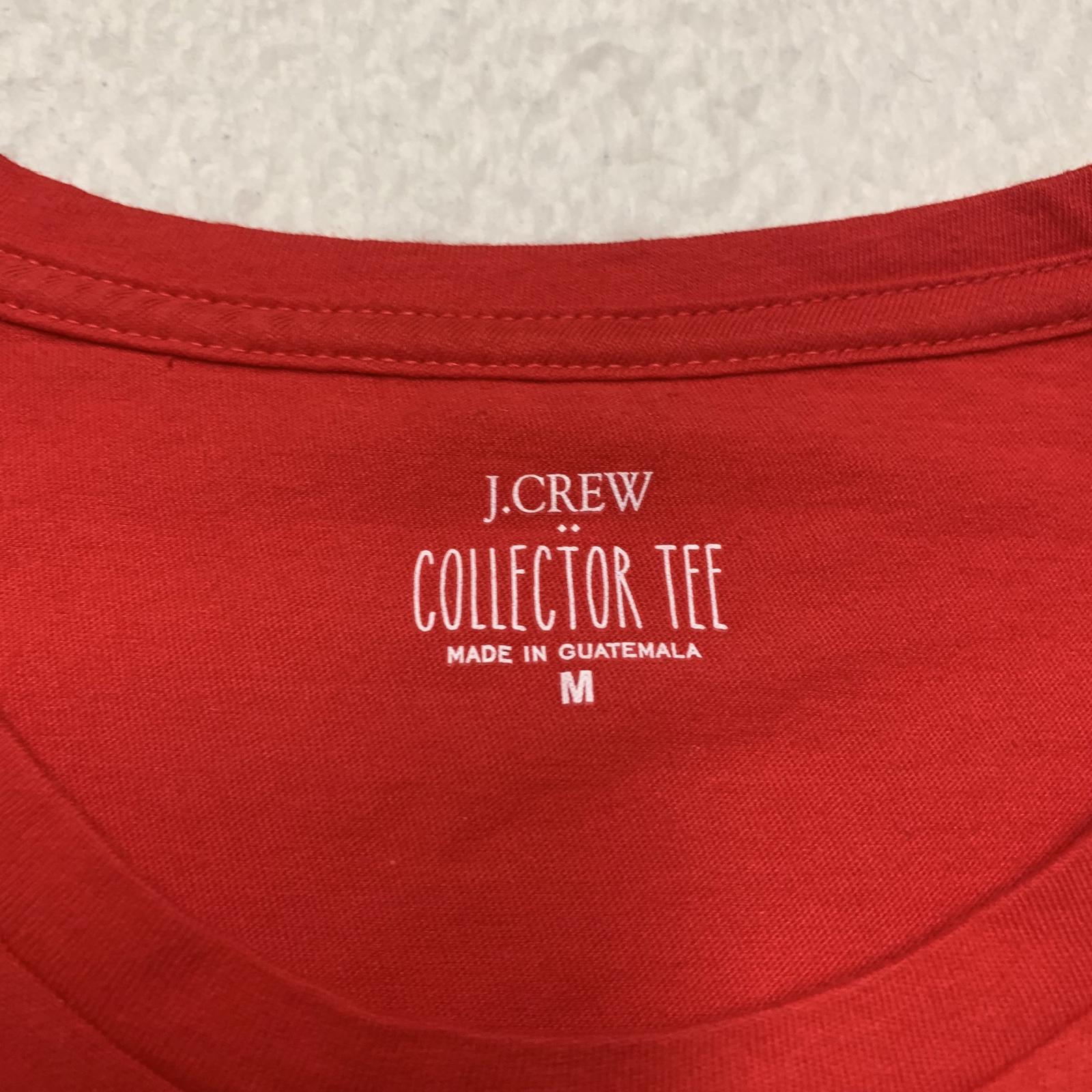 Camiseta de coleccionista con corazón de leopardo rojo de J.Crew, talla mediana para mujer