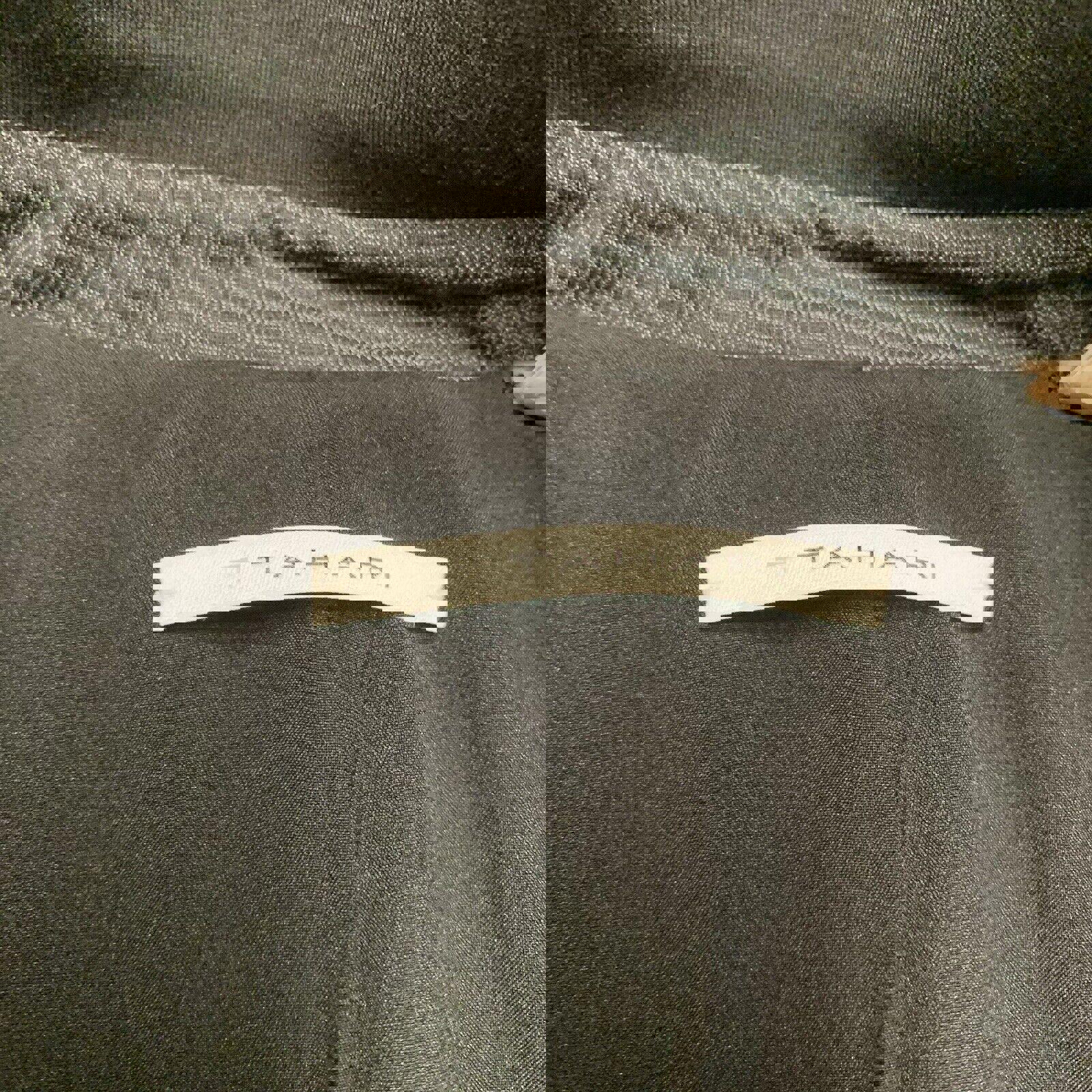 Blazer de punto Tahari de doble textura para mujer, talla 4, negro y gris