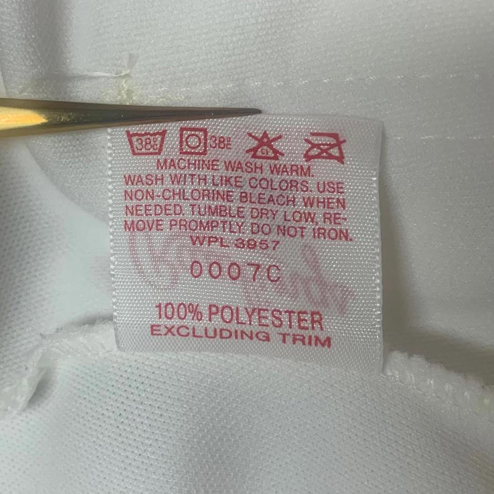 Pantalones deportivos Rawlings de los años 80, talla L, color blanco, rayas, naranja y negro, EE. UU.